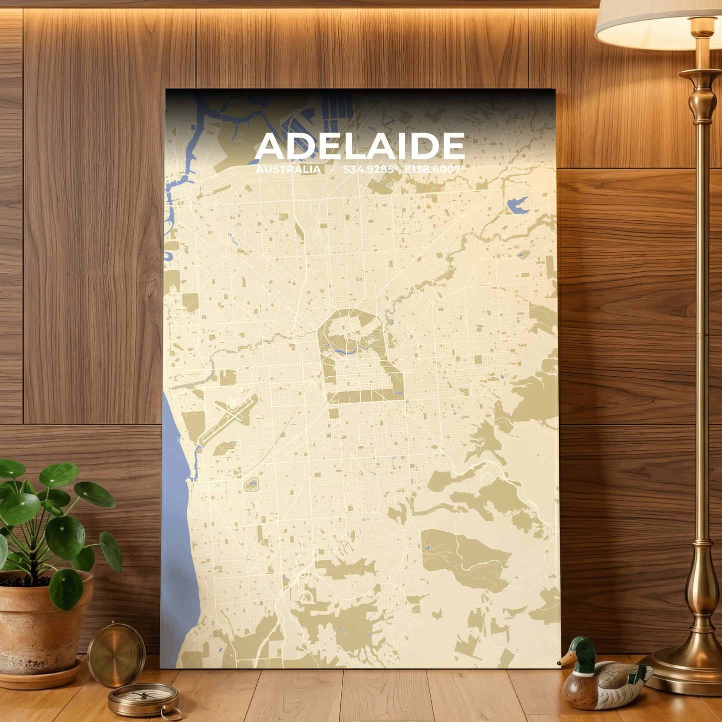 Adelaide Barn Map Poster