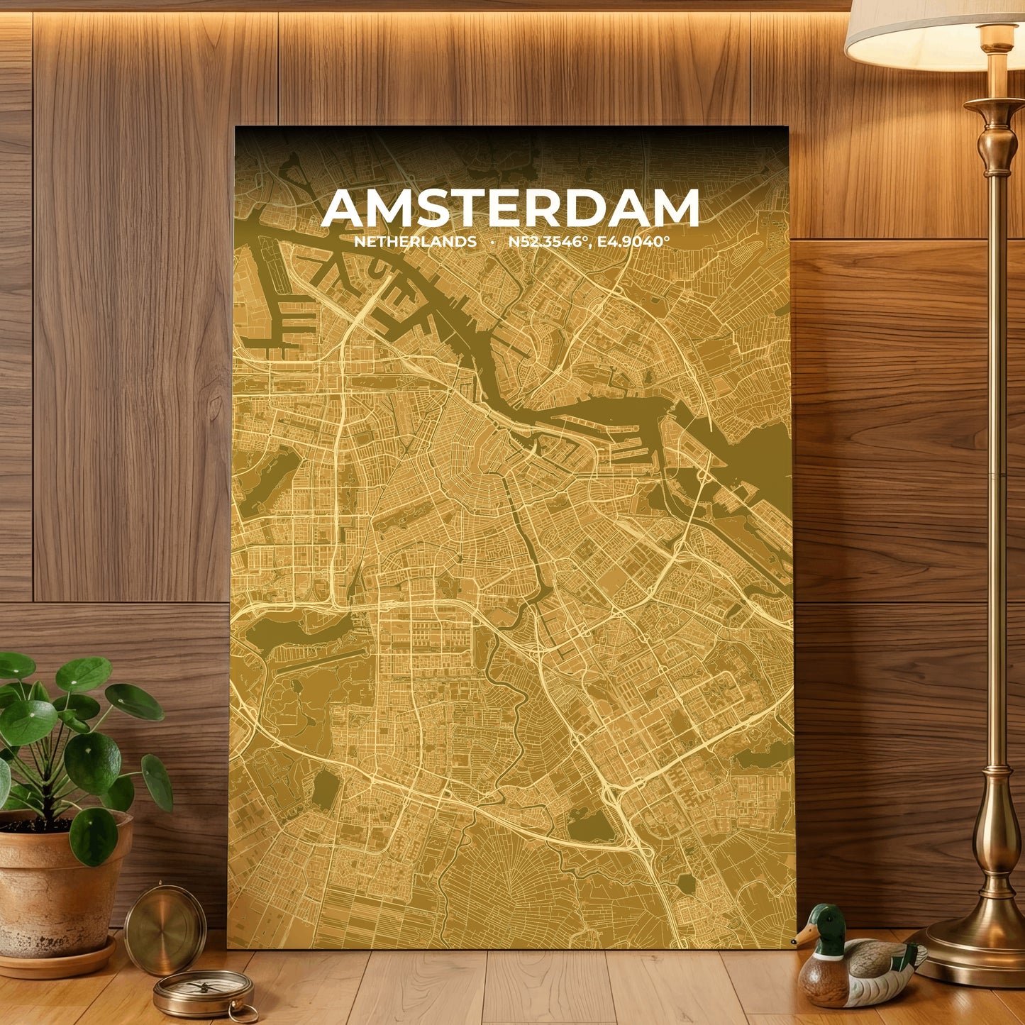 Amsterdam Forge Map Poster
