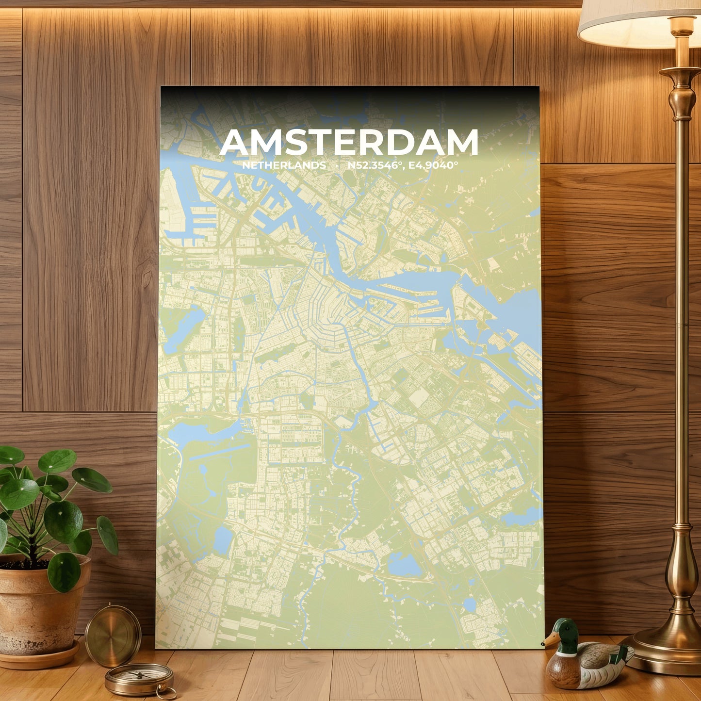 Amsterdam Drift Map Poster