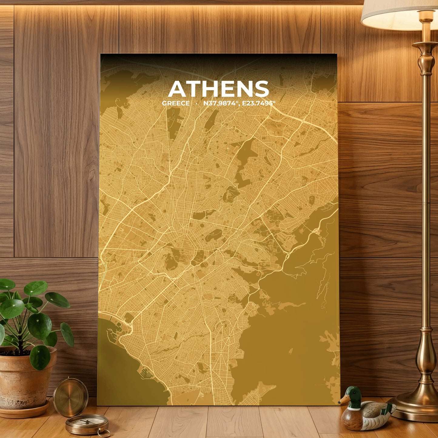 Athens Forge Map Poster