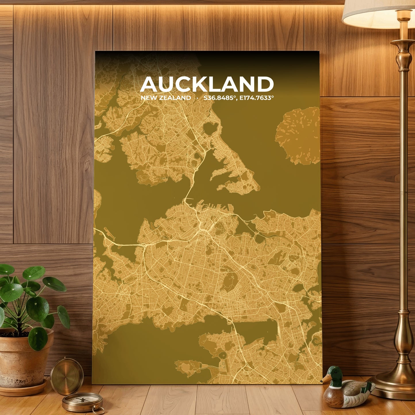 Auckland Forge Map Poster