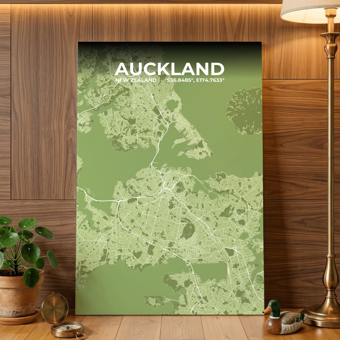 Auckland Grove Map Poster