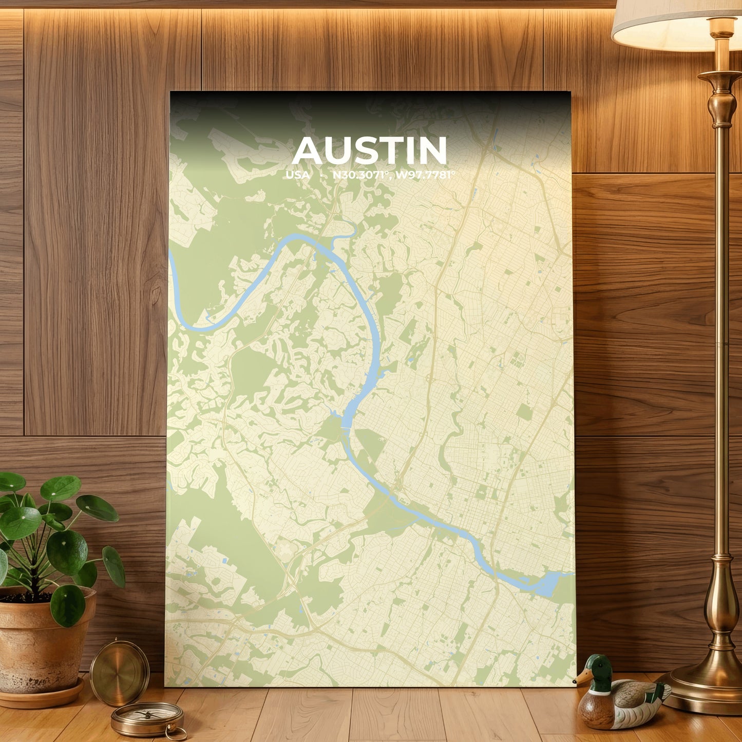 Austin Drift Map Poster