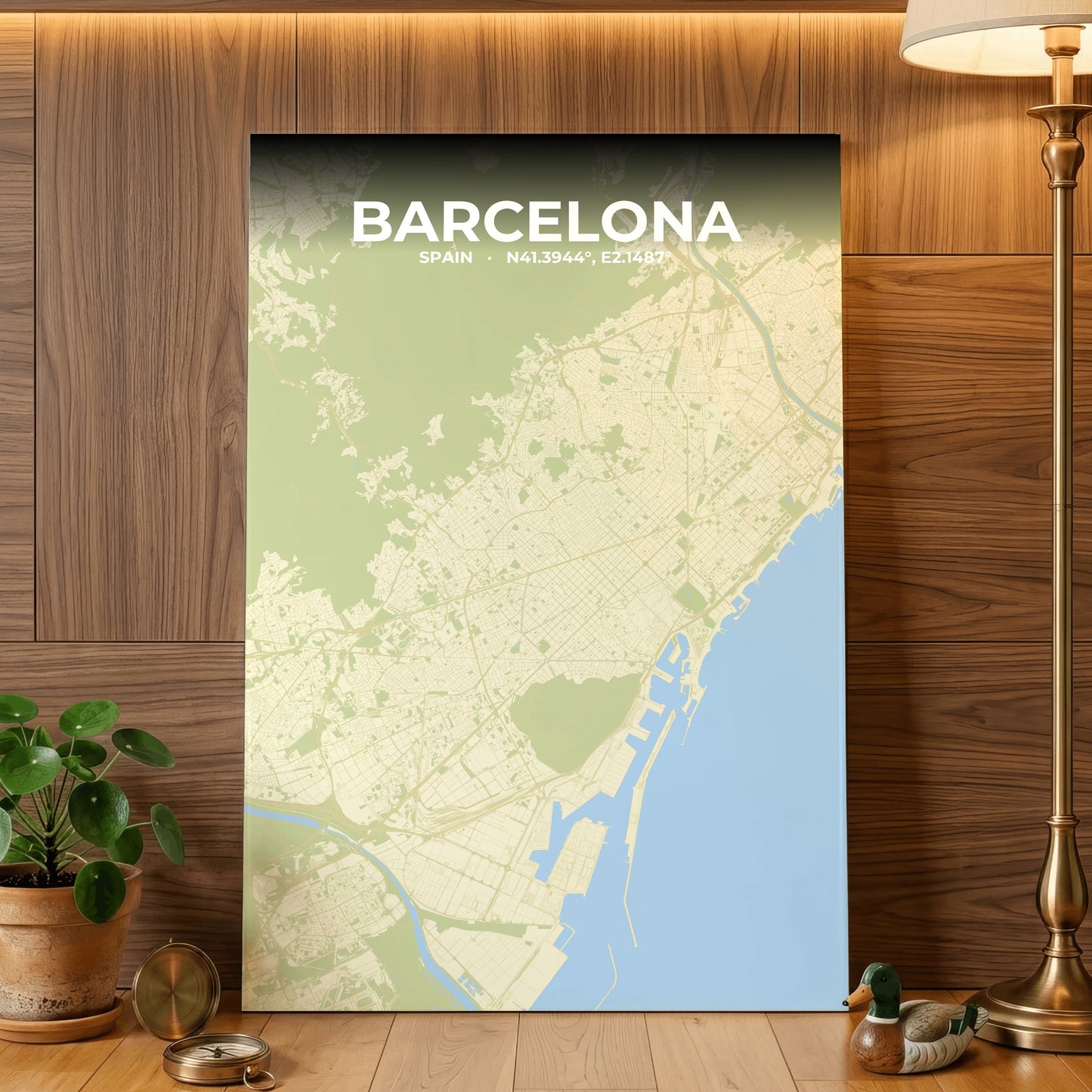Barcelona Drift Map Poster