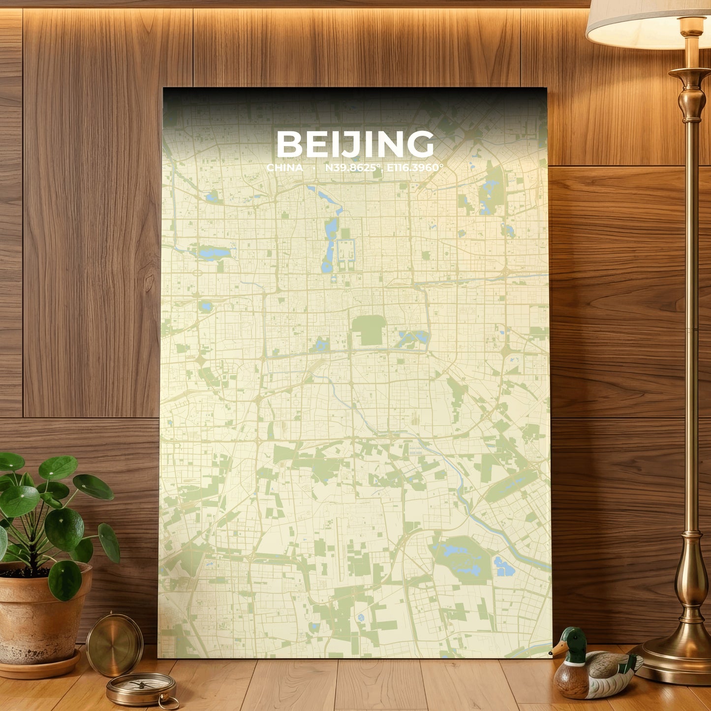Beijing Drift Map Poster
