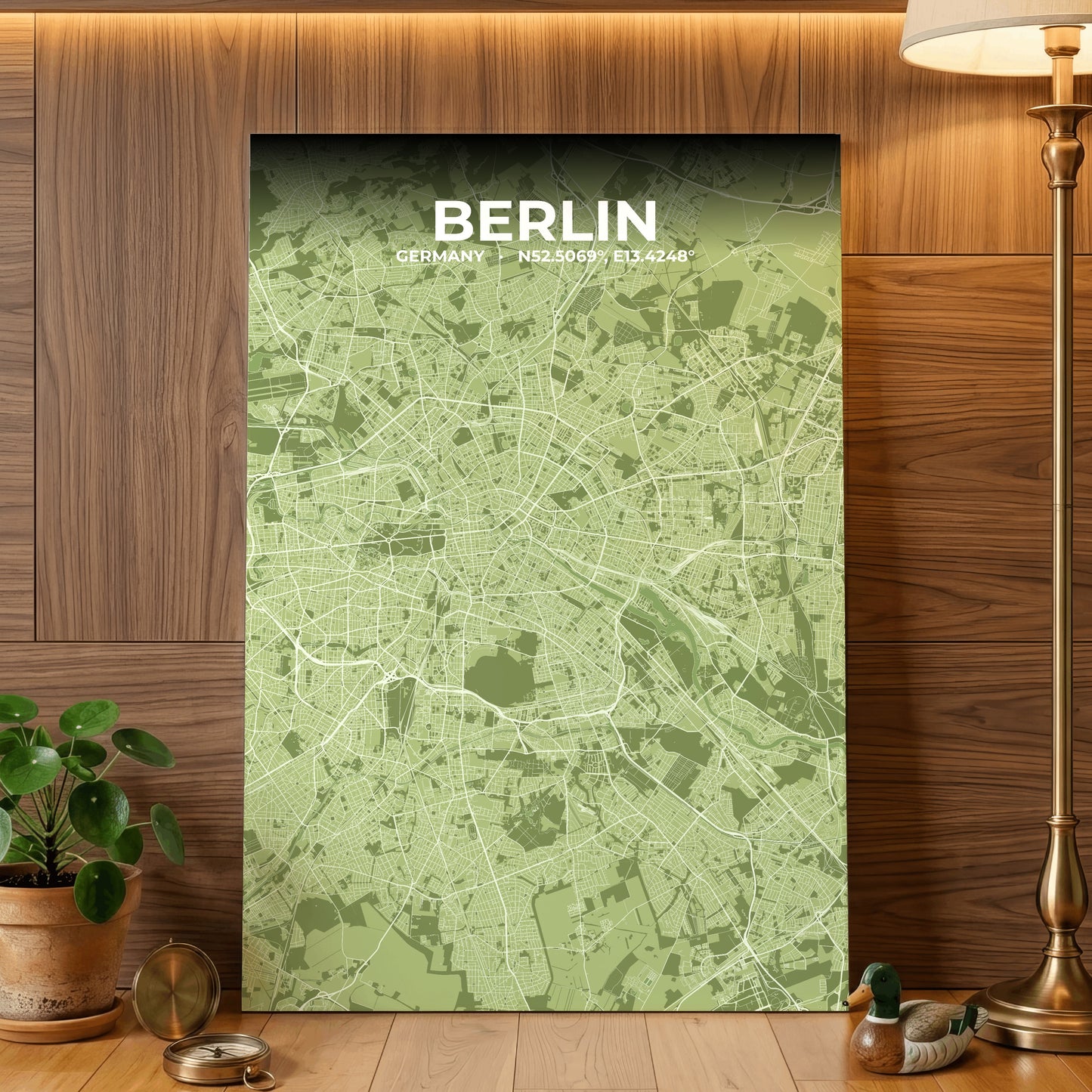 Berlin Grove Map Poster