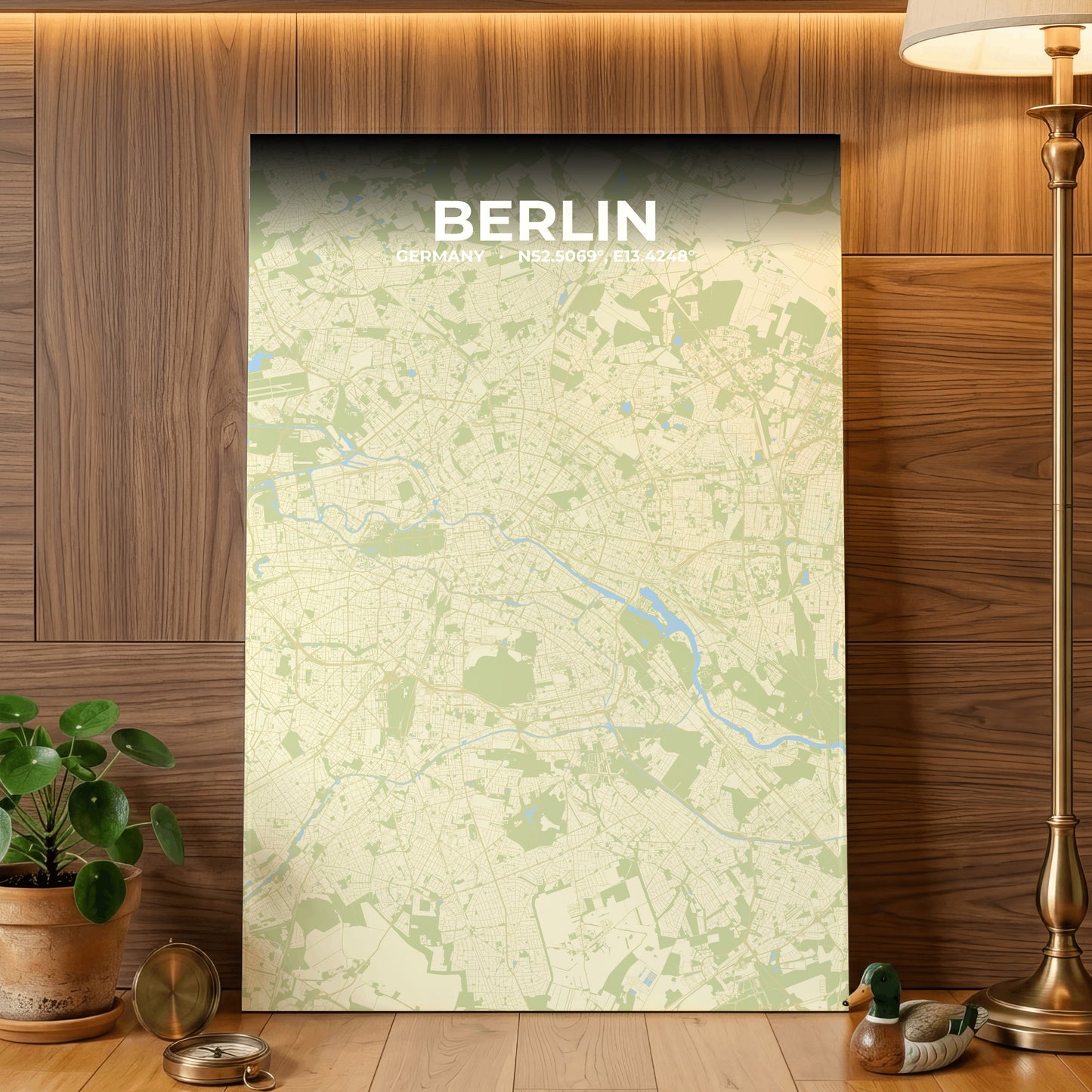Berlin Drift Map Poster