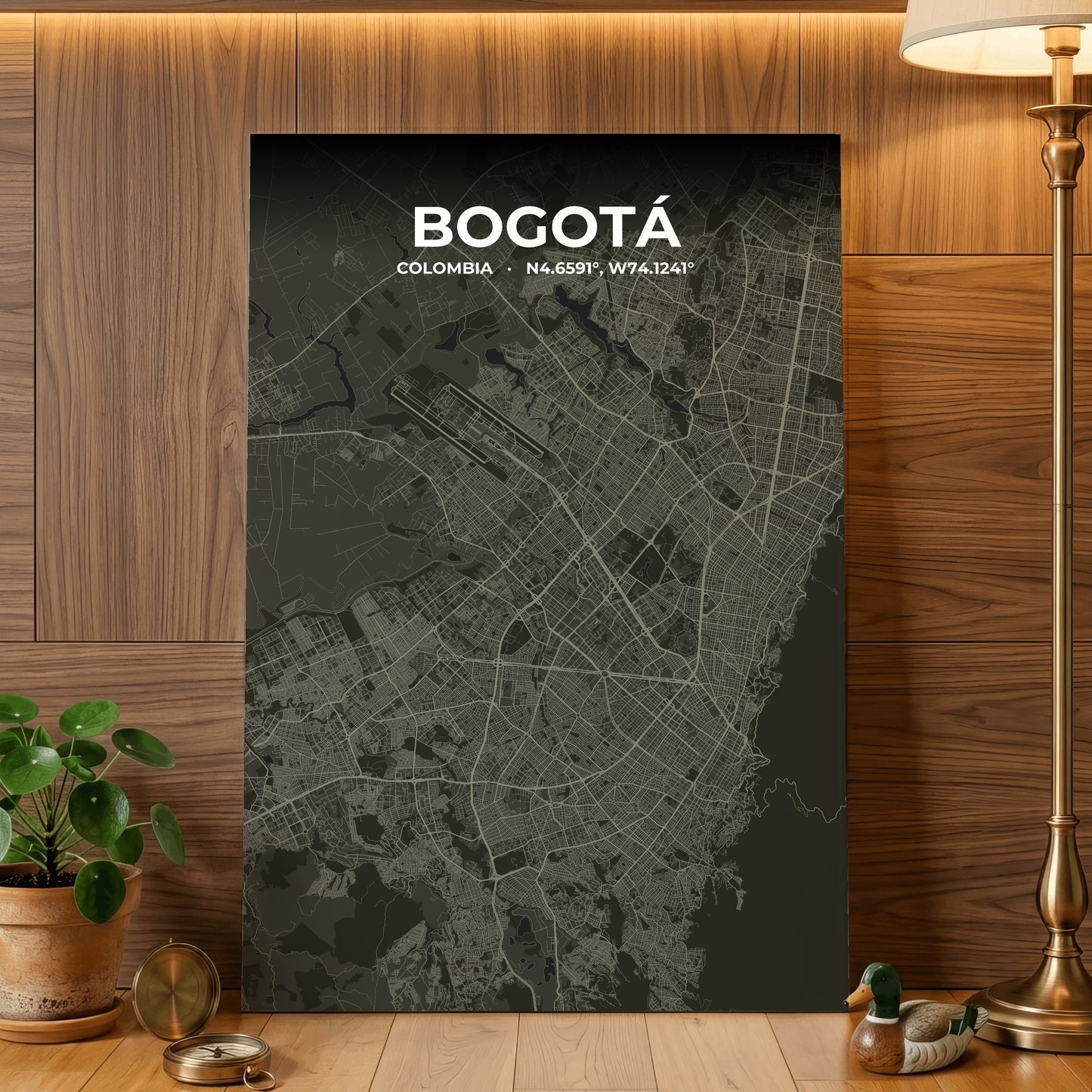 Bogotá Sable Map Poster