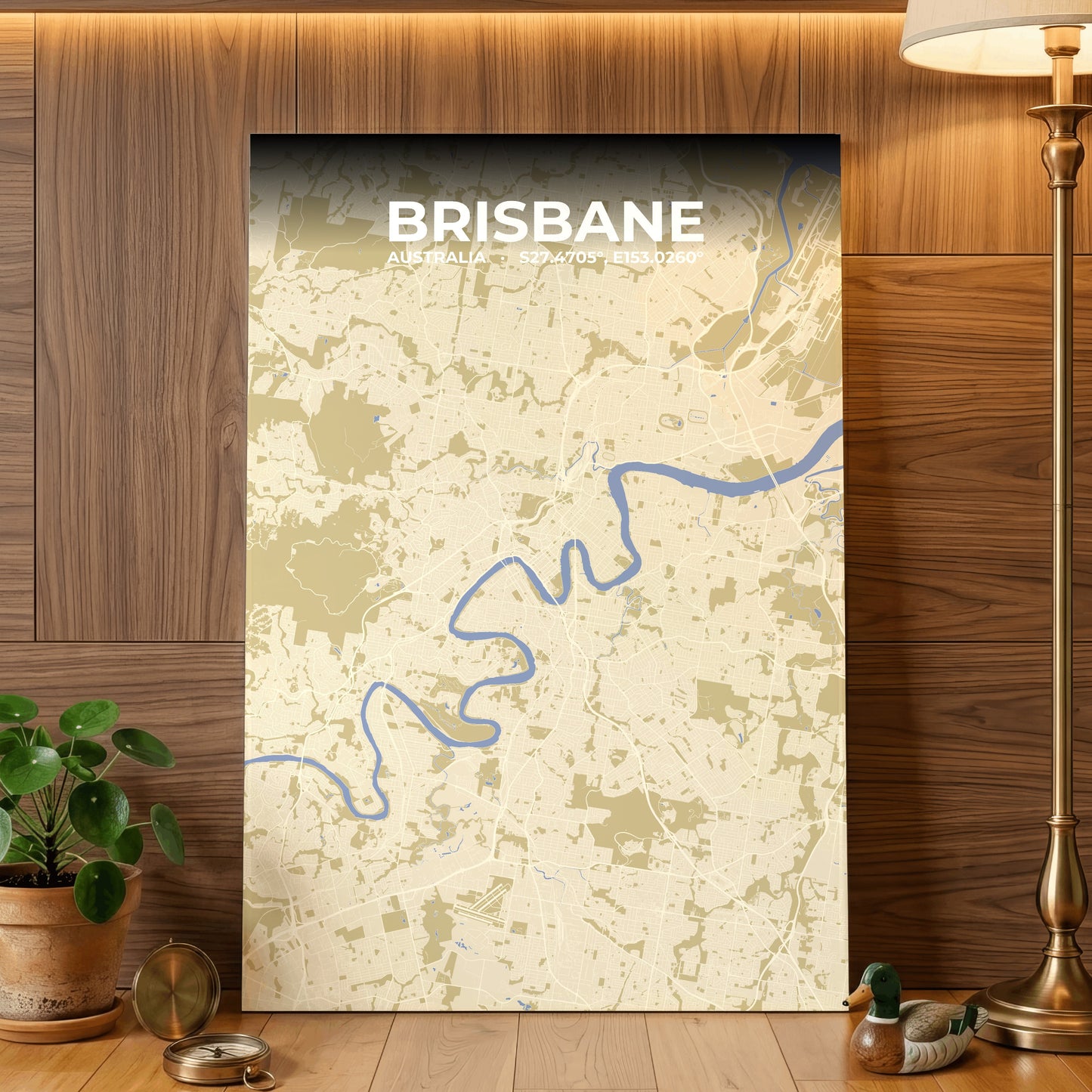 Brisbane Barn Map Poster