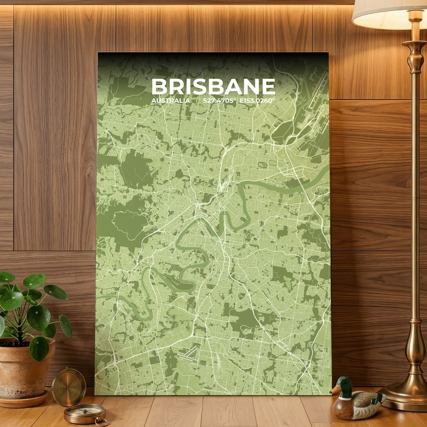 Brisbane Grove Map Poster