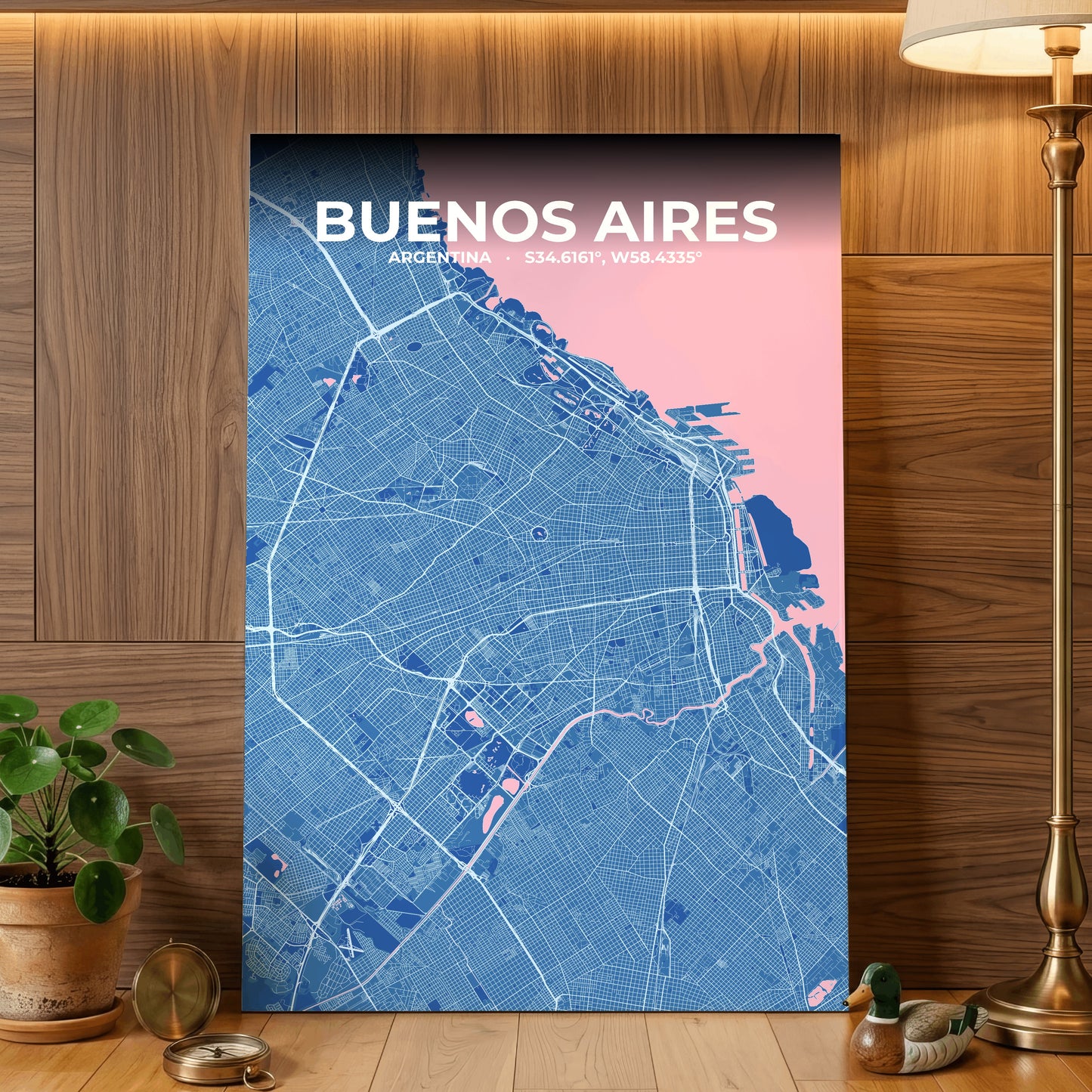 Buenos Aires Candy Map Poster