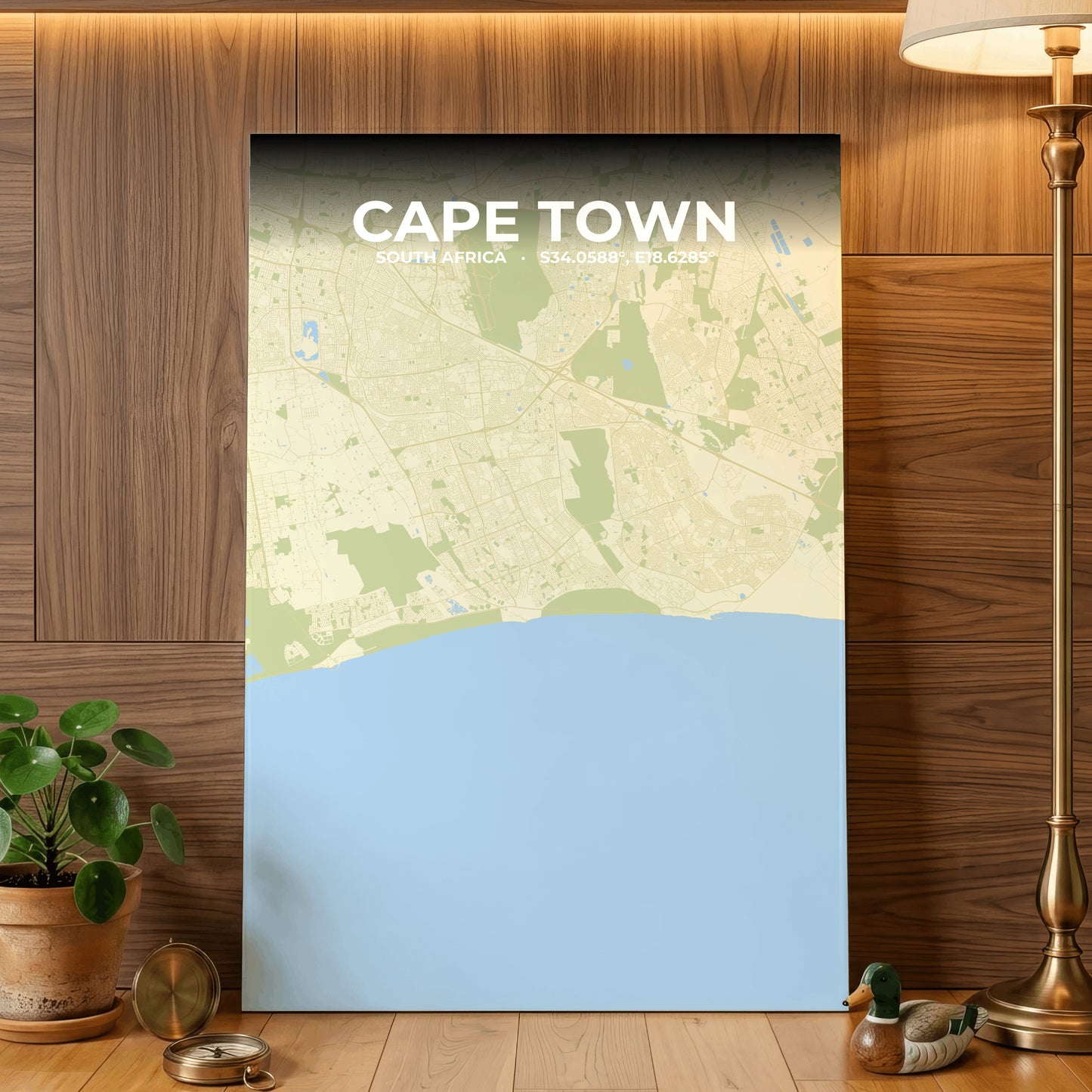 Cape Town Drift Map Poster
