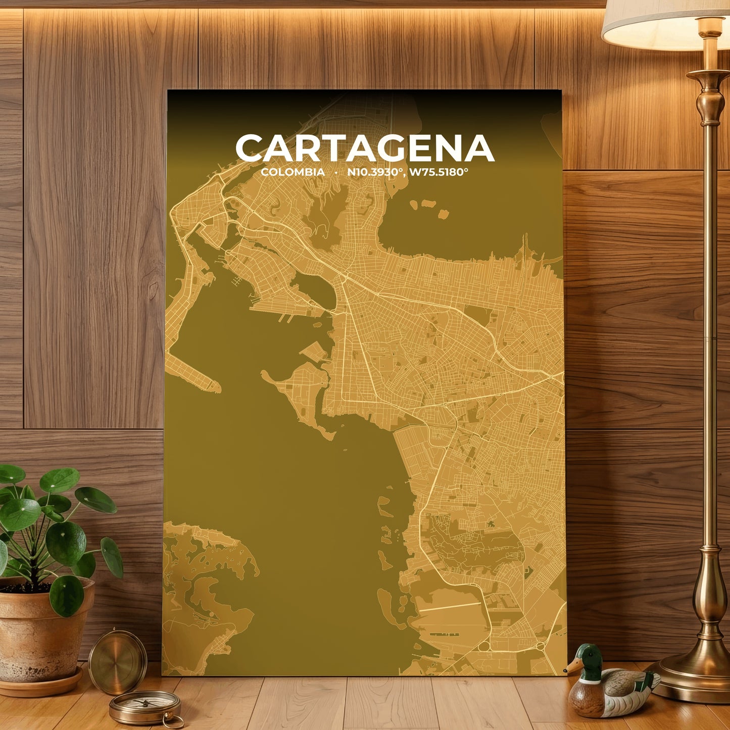 Cartagena Forge Map Poster