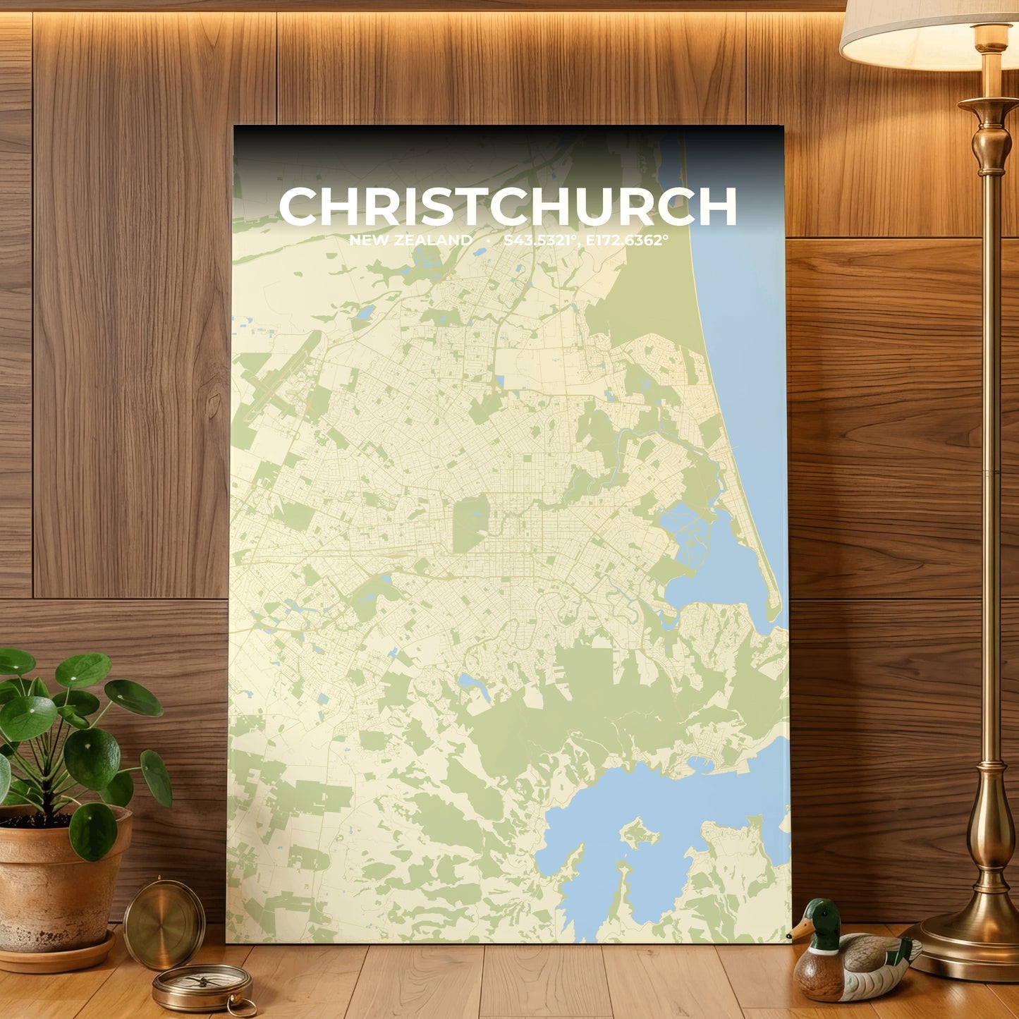 Christchurch Drift Map Poster