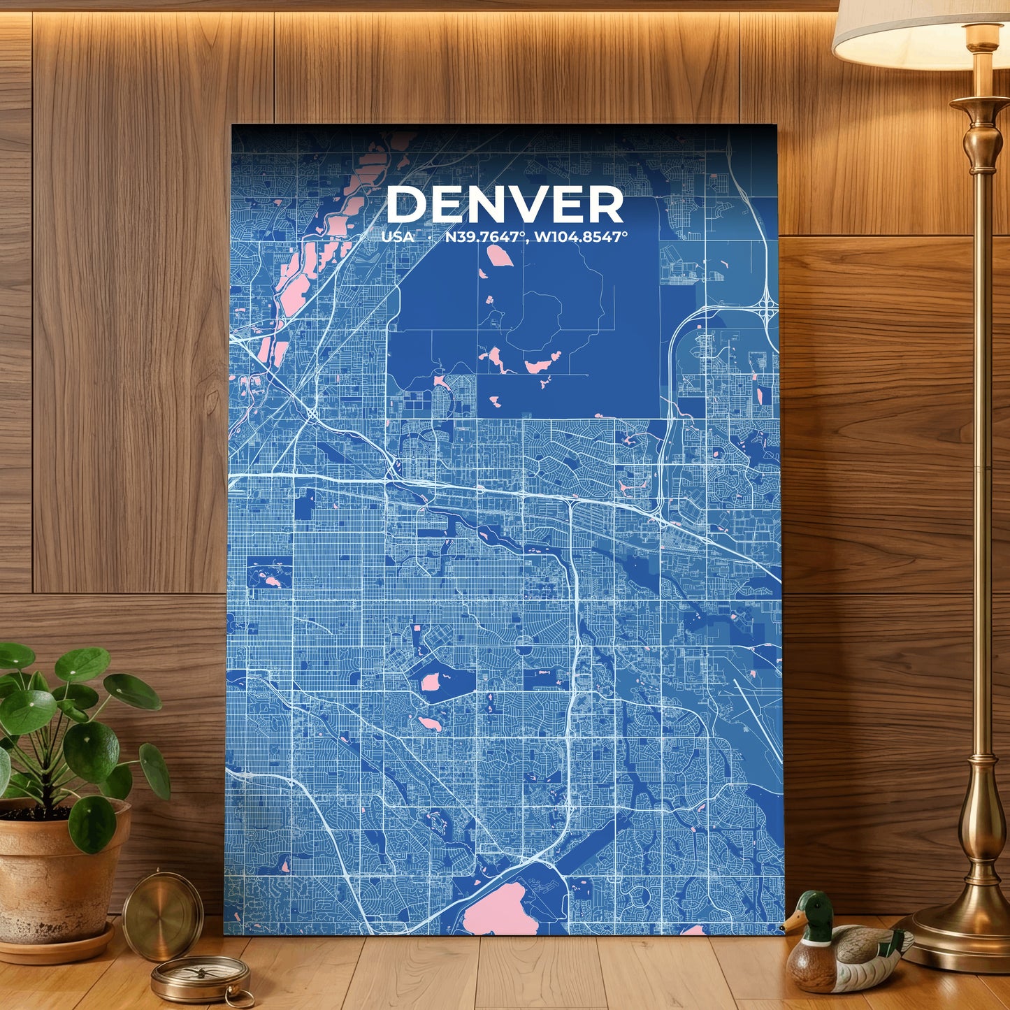 Denver Candy Map Poster
