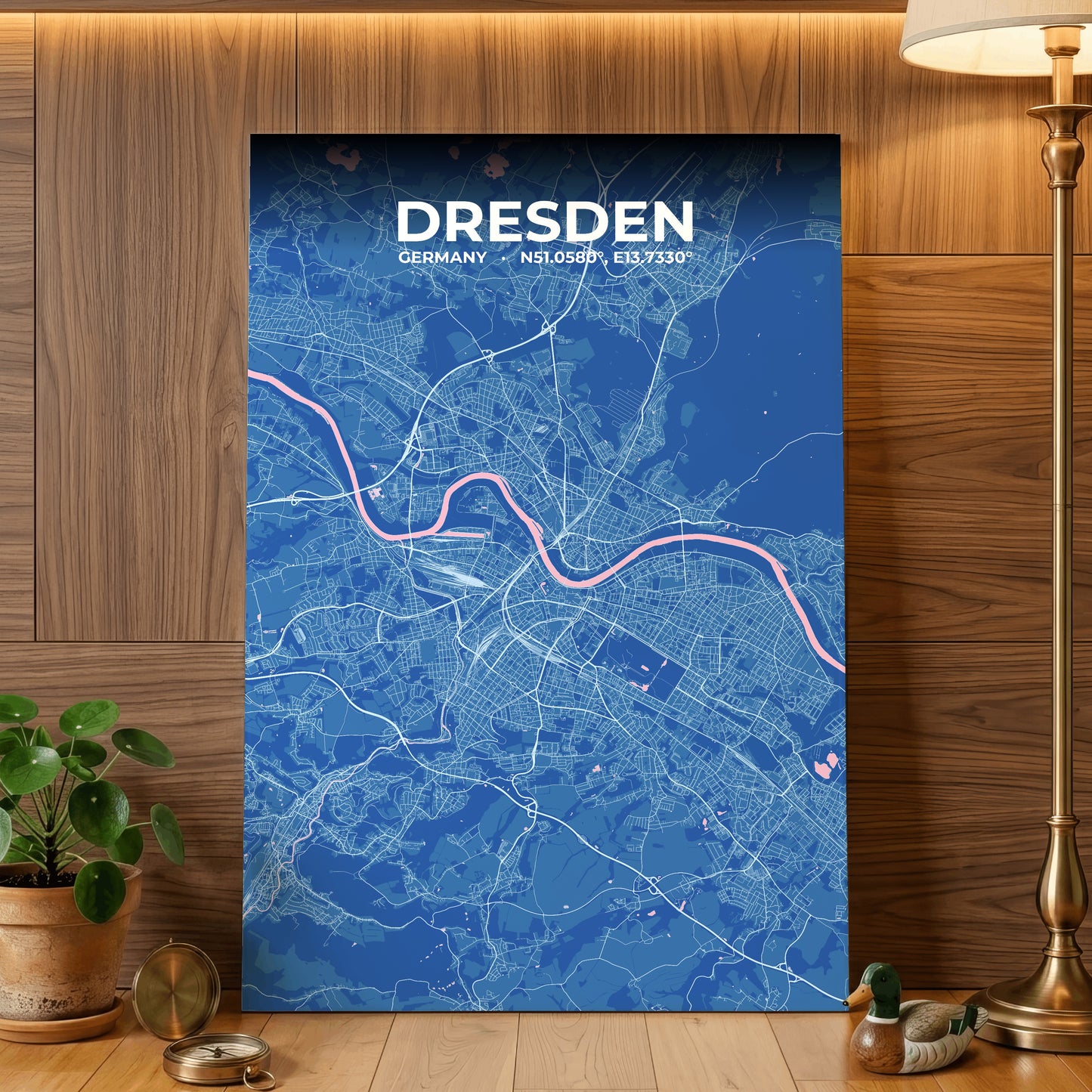 Dresden Candy Map Poster