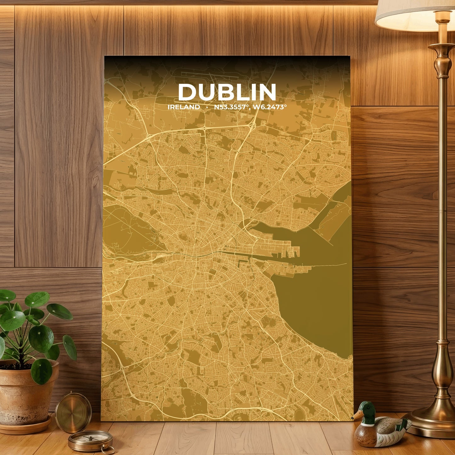 Dublin Forge Map Poster