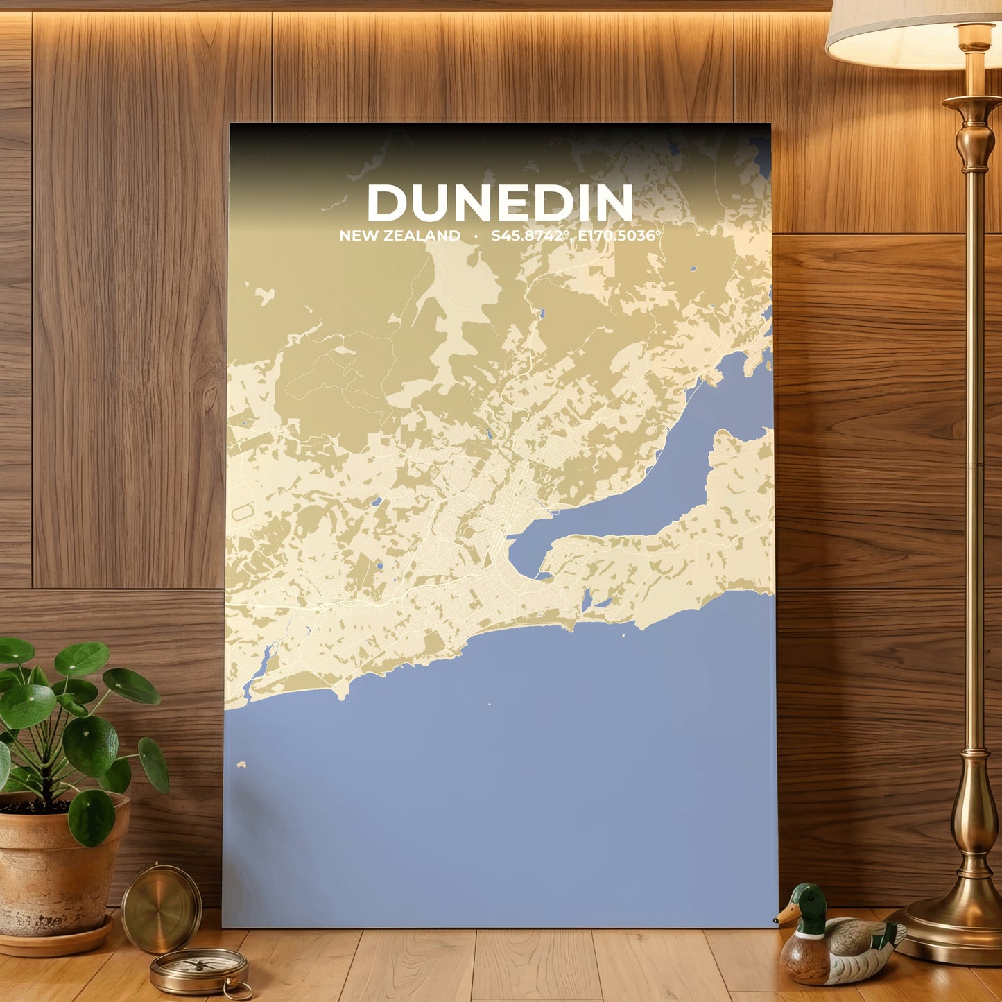 Dunedin Barn Map Poster
