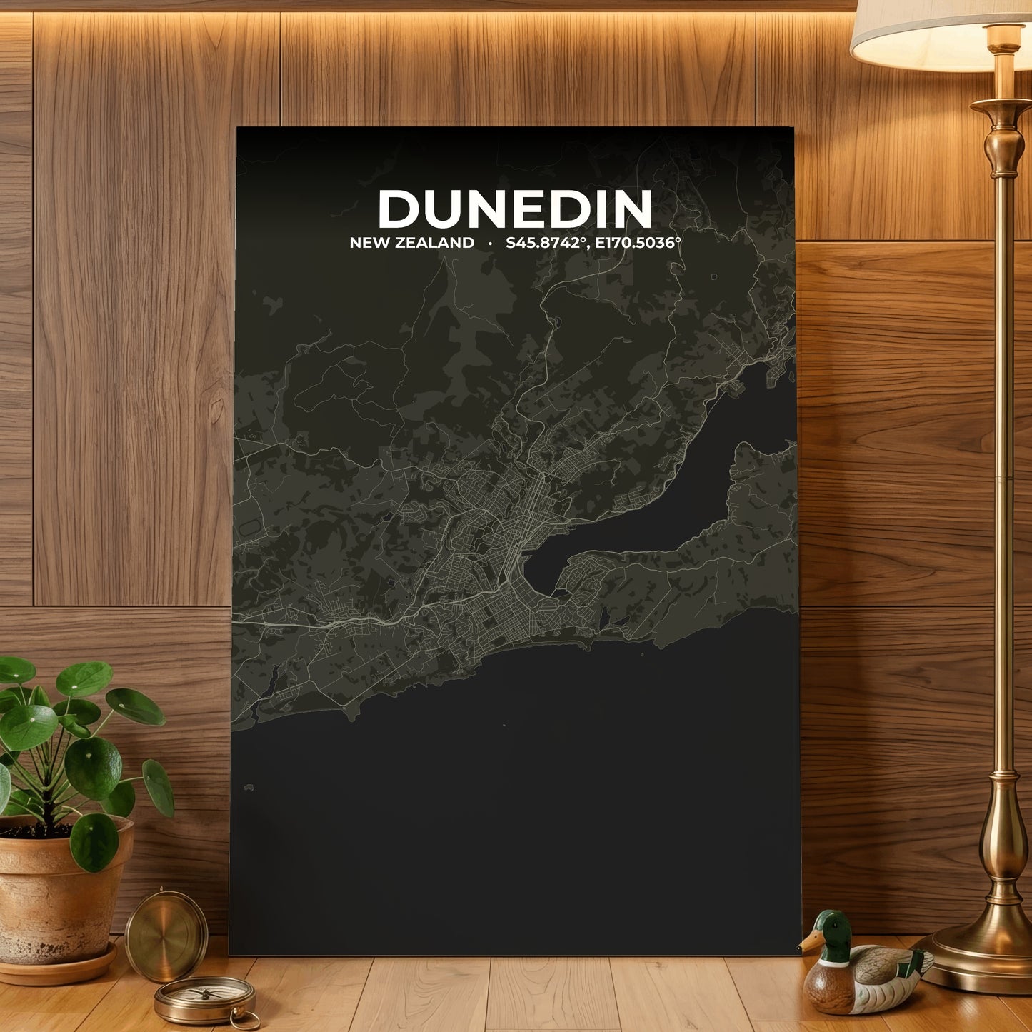 Dunedin Sable Map Poster