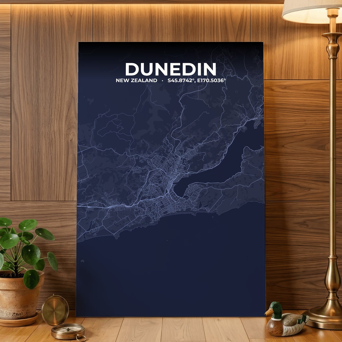 Dunedin Tide Map Poster