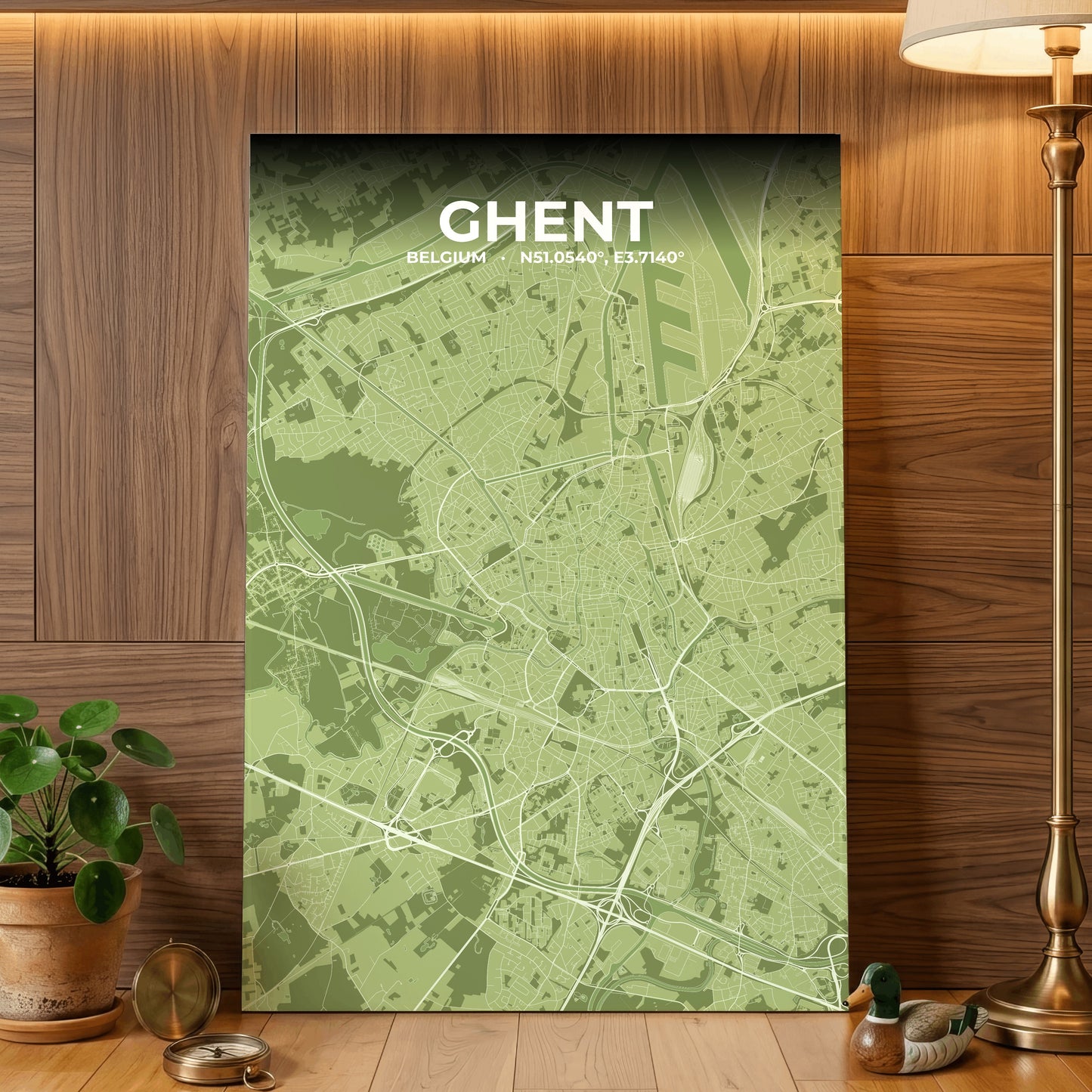 Ghent Grove Map Poster
