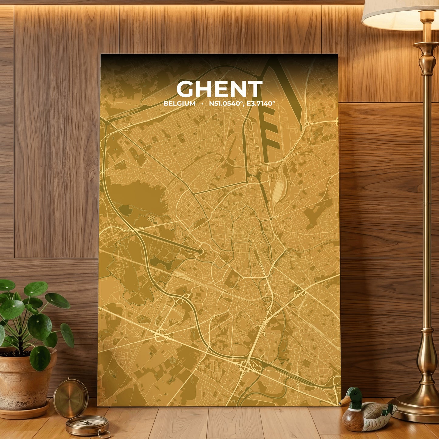 Ghent Forge Map Poster