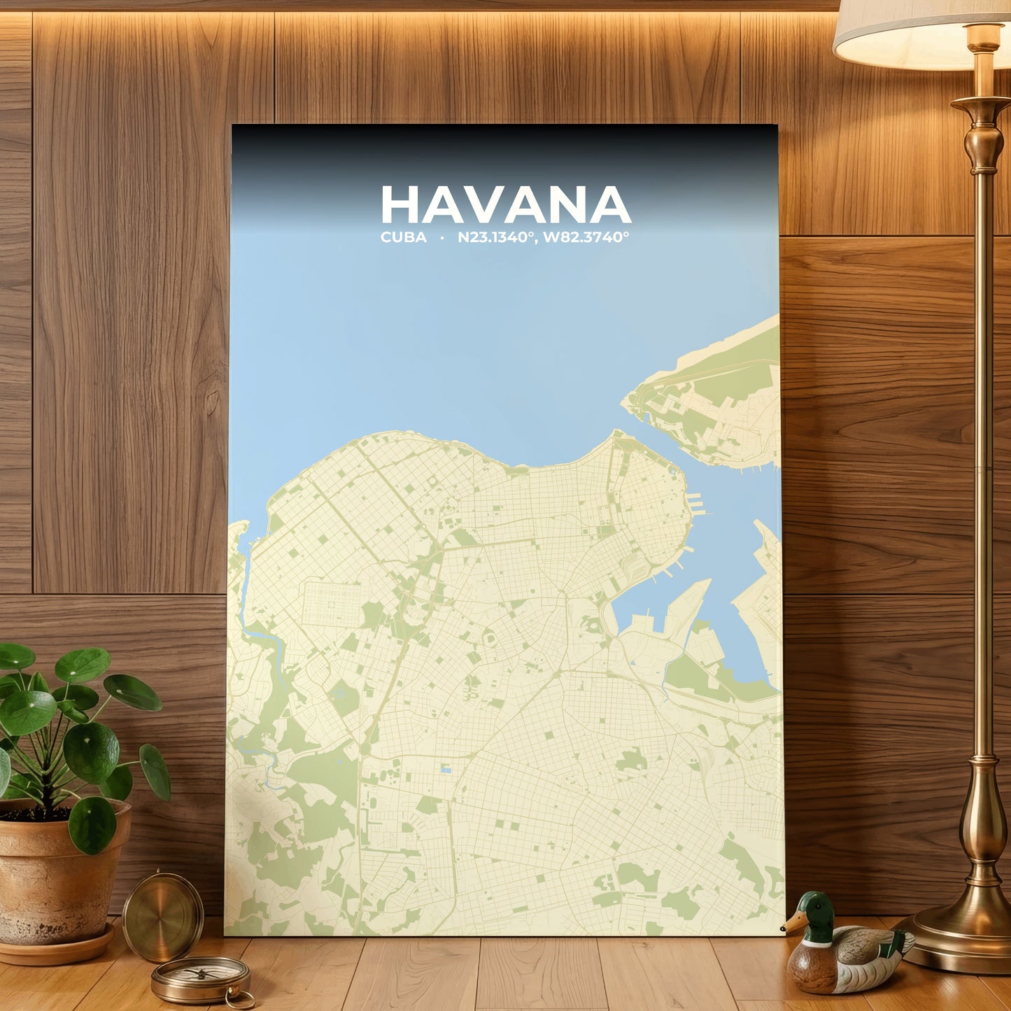 Havana Drift Map Poster