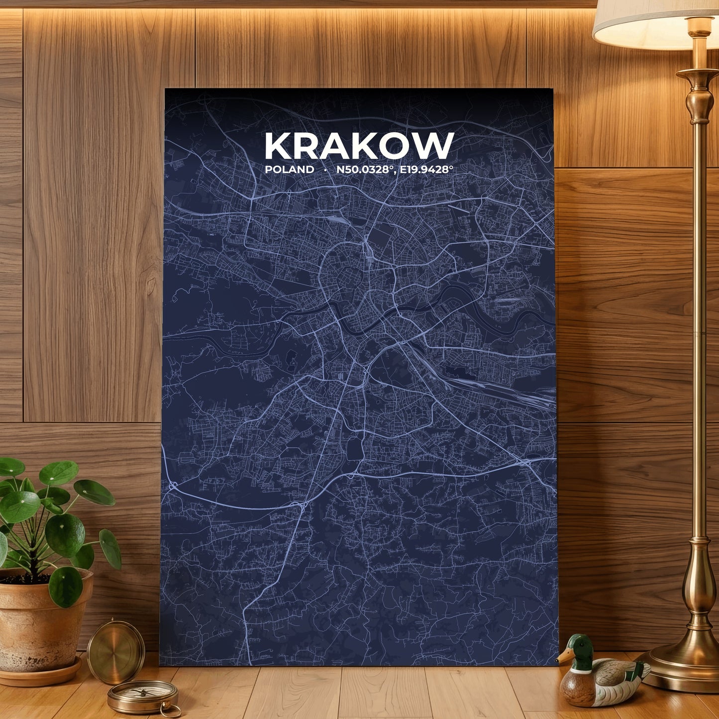 Krakow Tide Map Poster