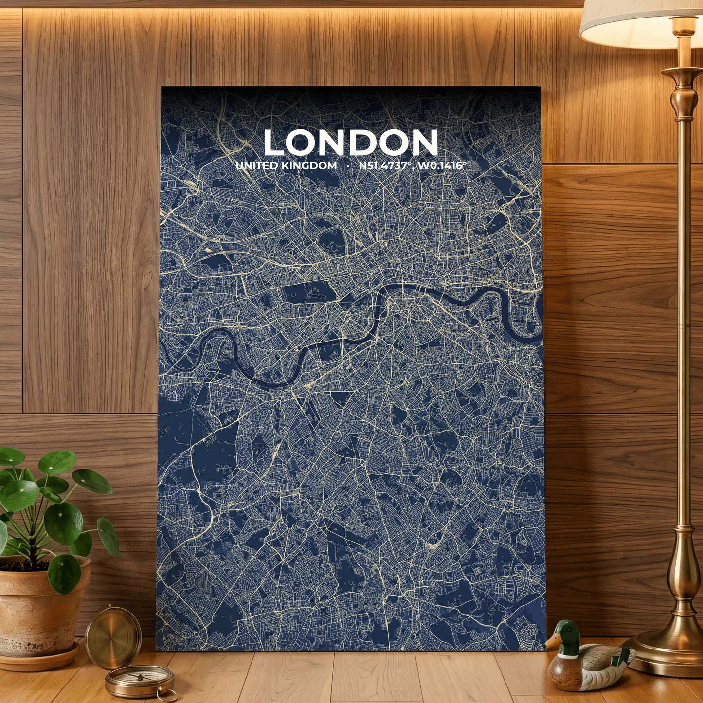 London Anchor Map Poster