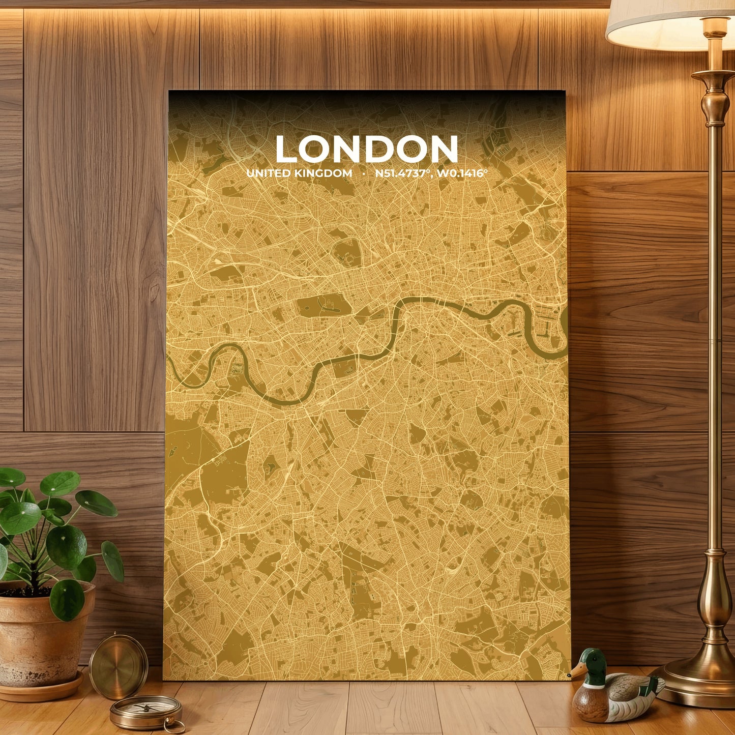 London Forge Map Poster