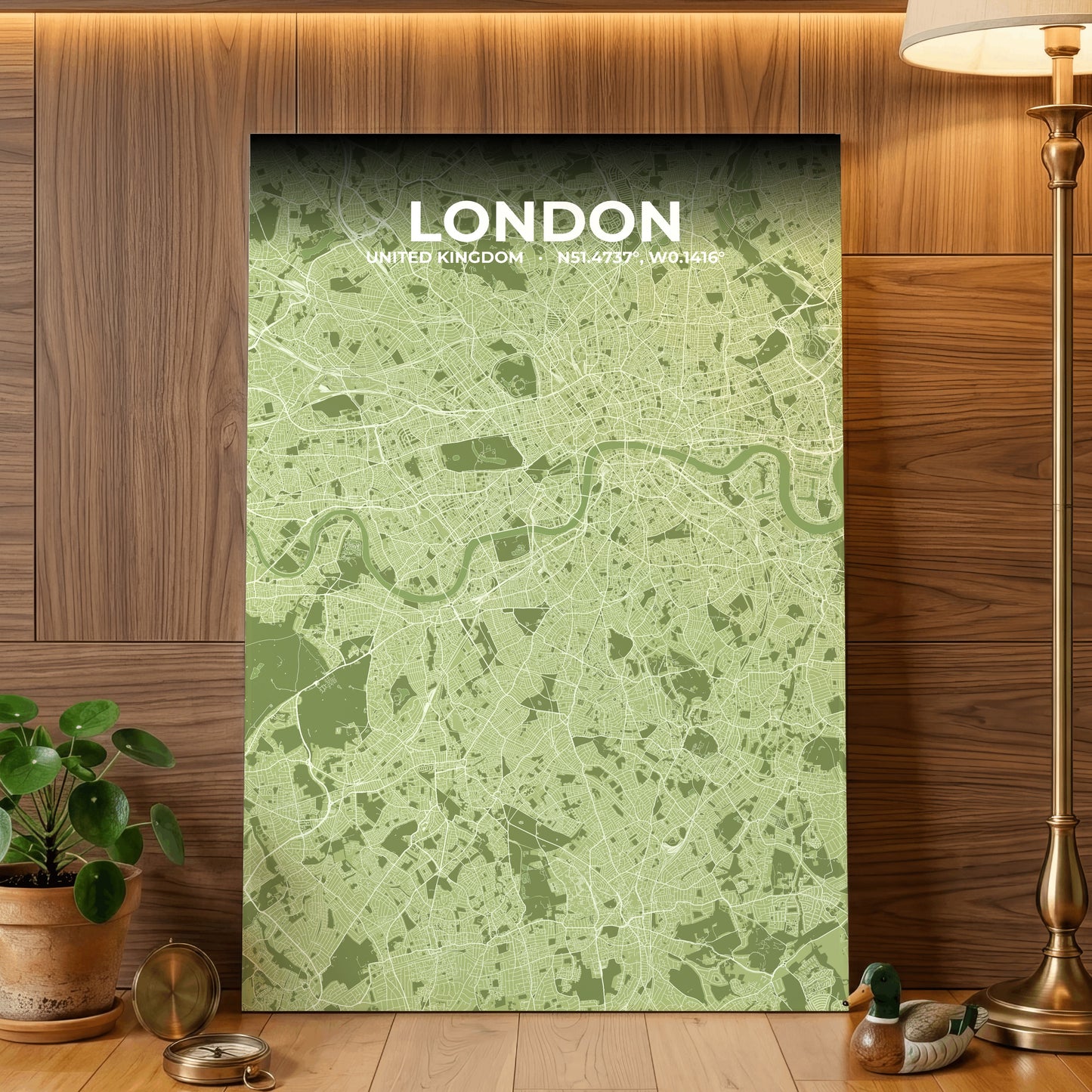 London Grove Map Poster