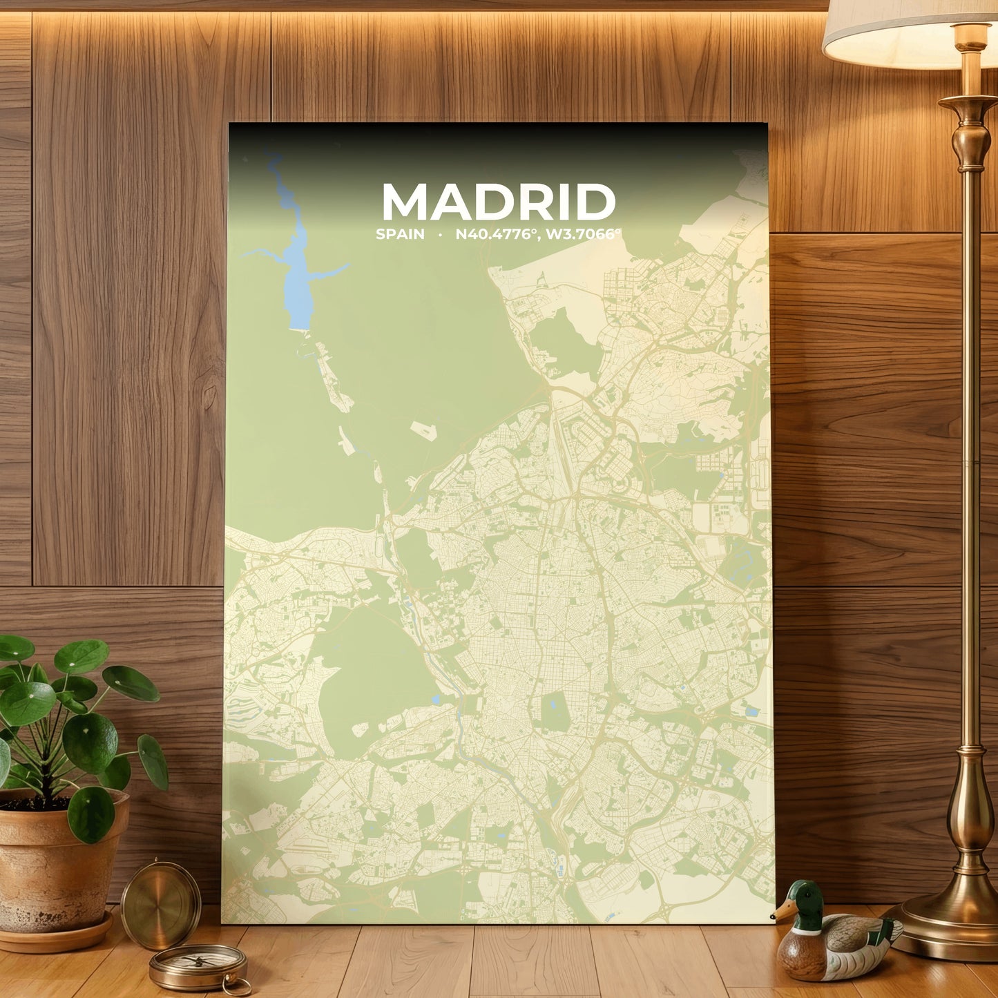 Madrid Drift Map Poster