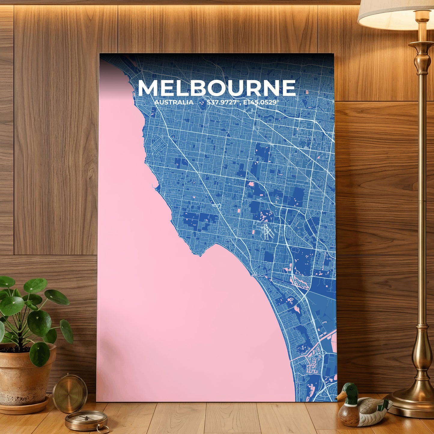 Melbourne Candy Map Poster