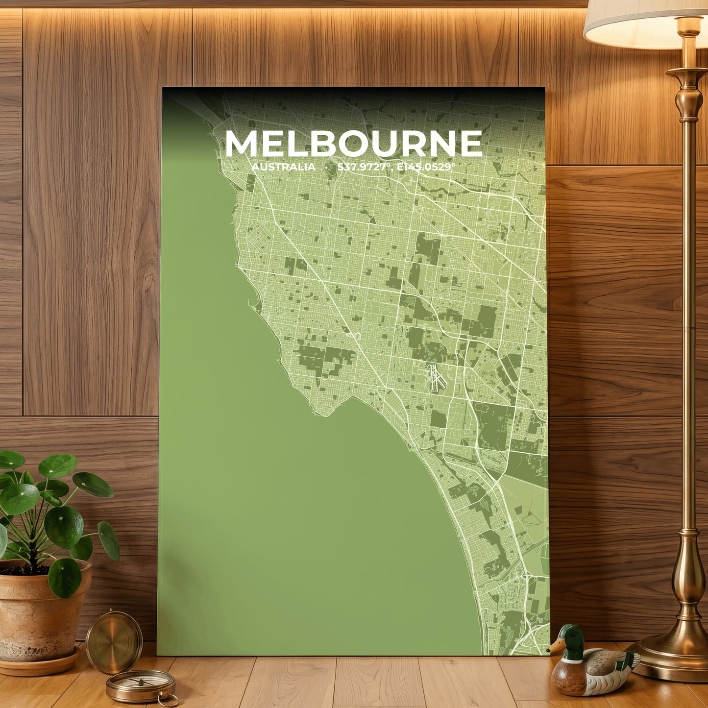 Melbourne Grove Map Poster