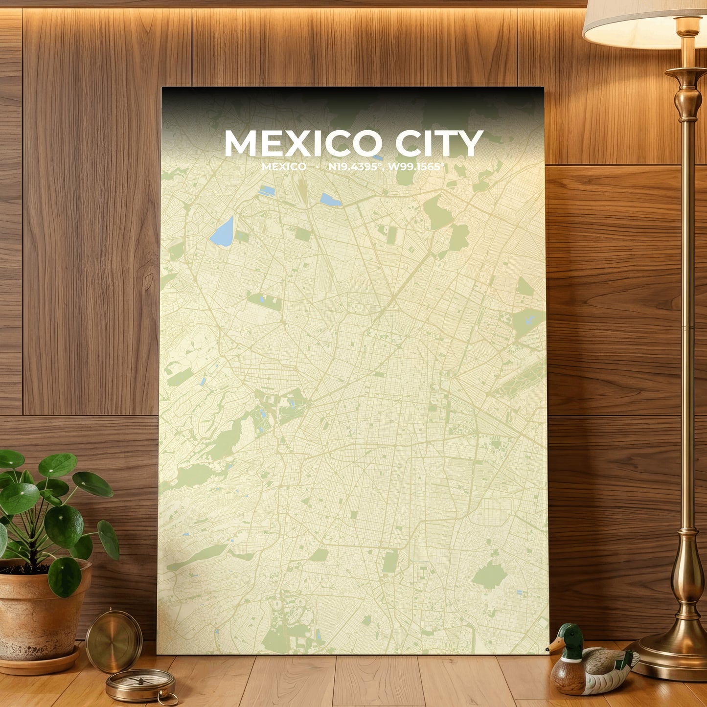 Mexico City Drift Map Poster