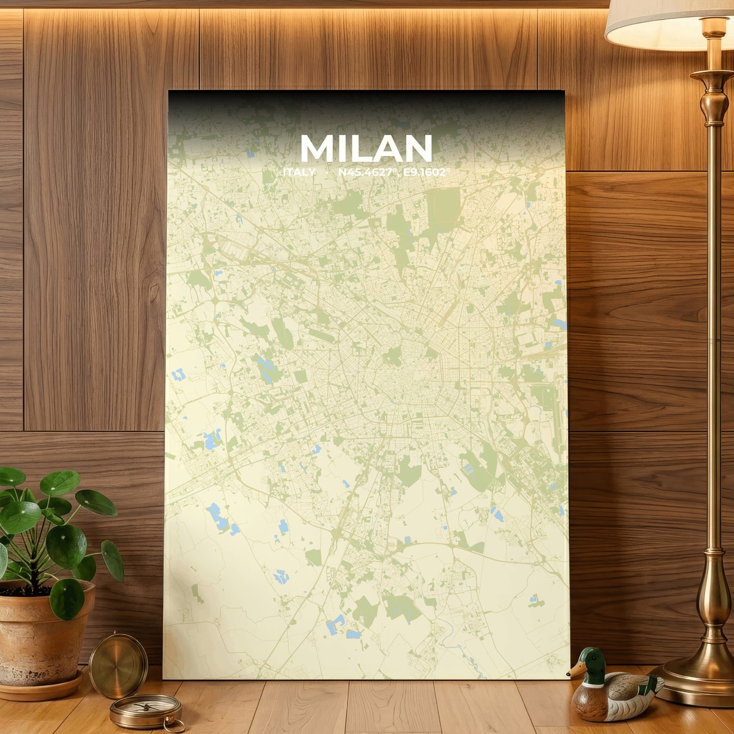 Milan Drift Map Poster