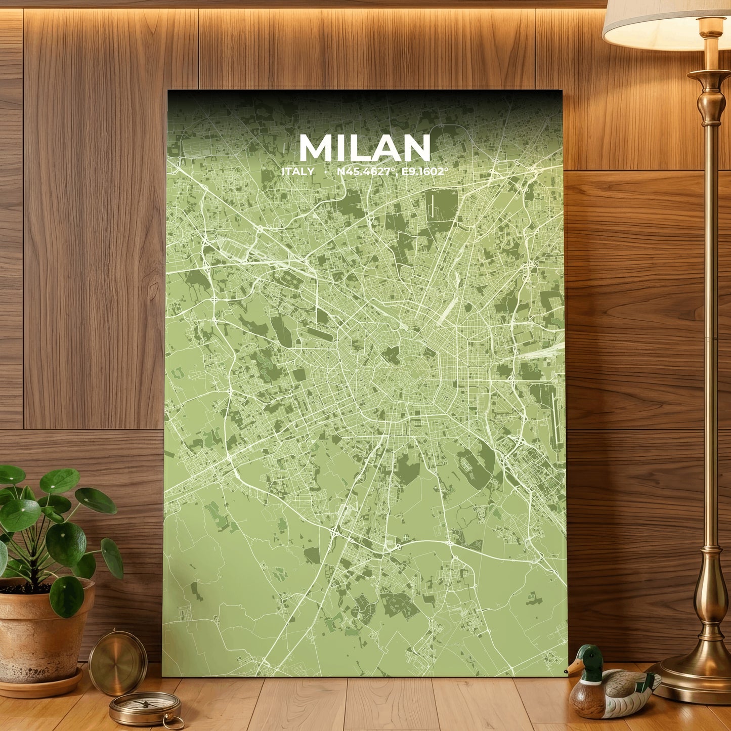 Milan Grove Map Poster