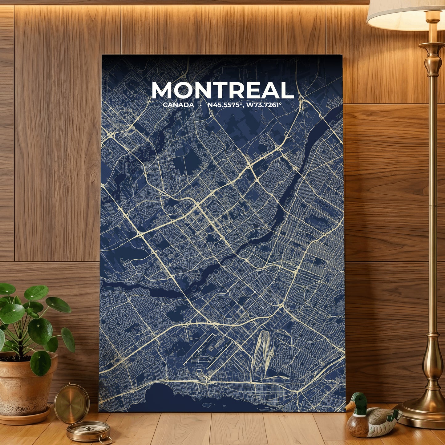 Montreal Anchor Map Poster