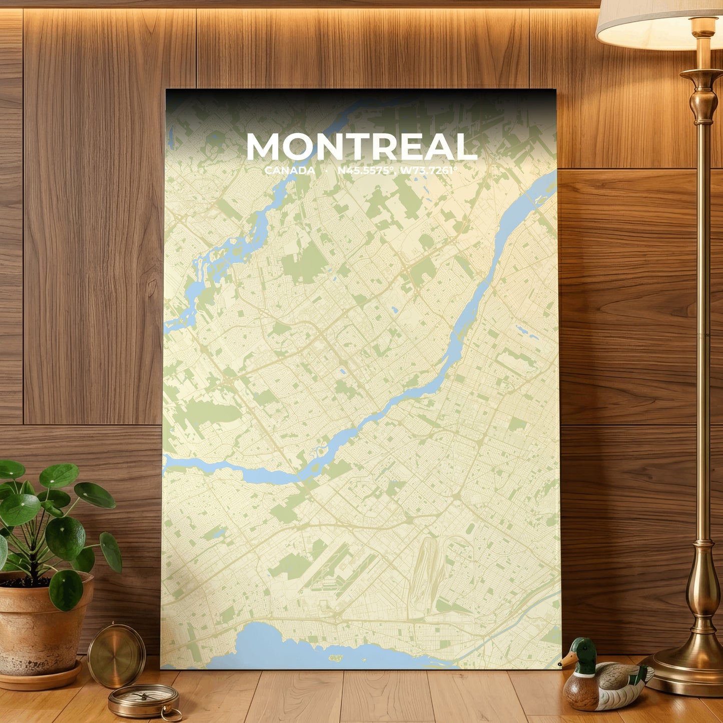 Montreal Drift Map Poster