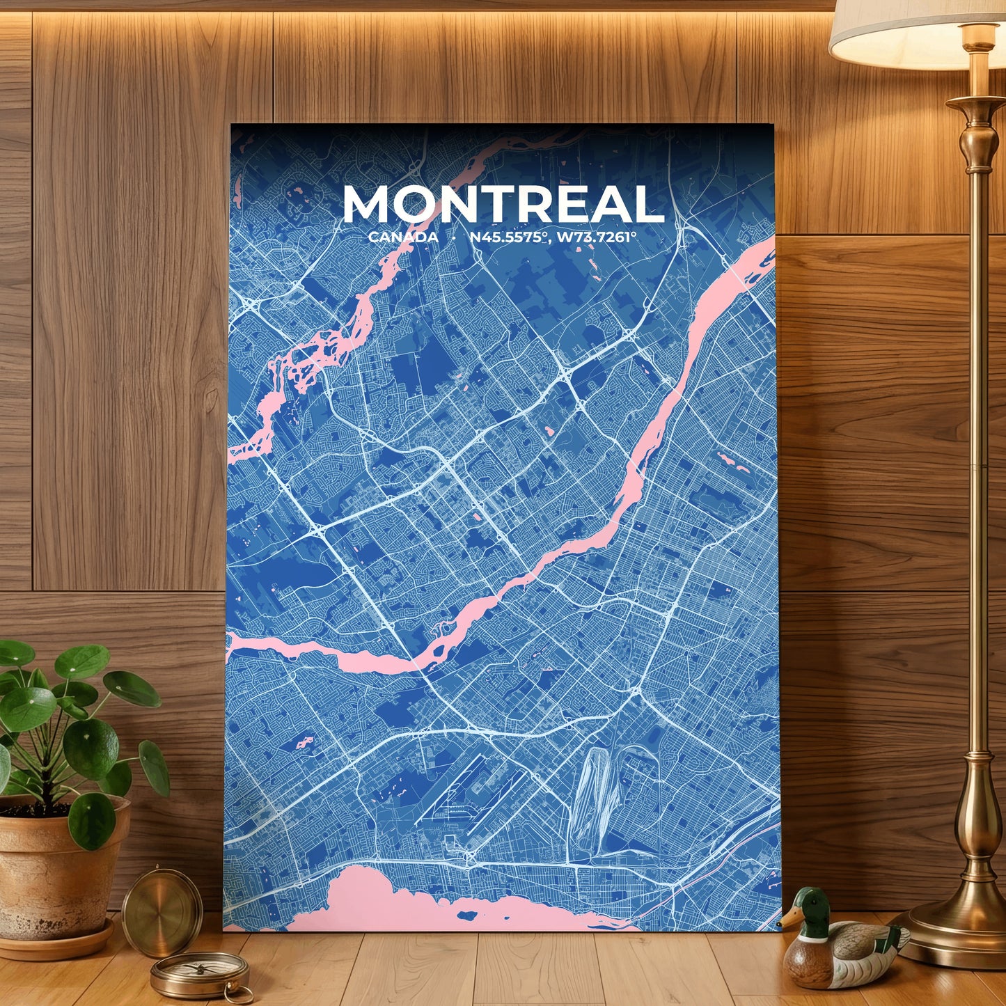 Montreal Candy Map Poster