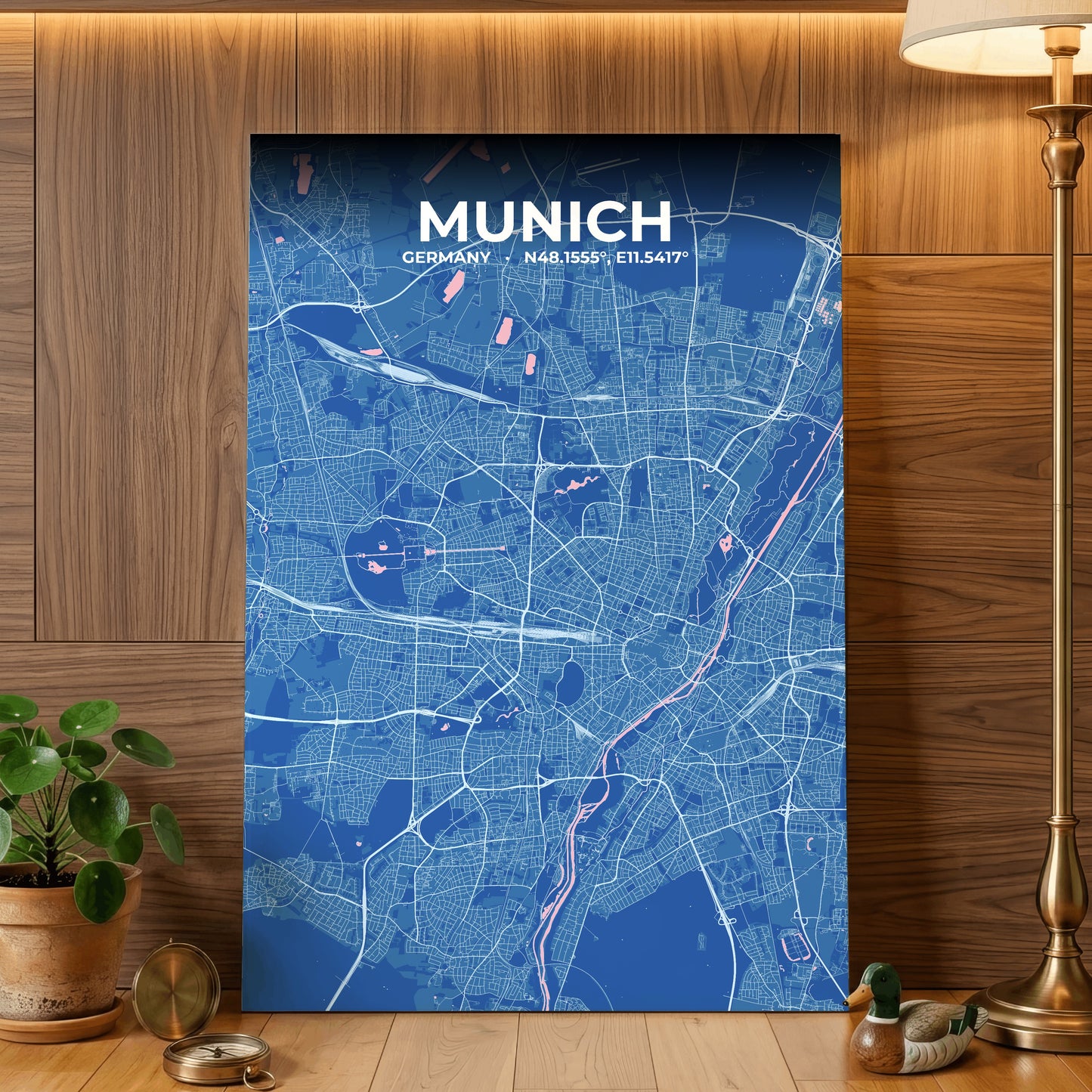 Munich Candy Map Poster