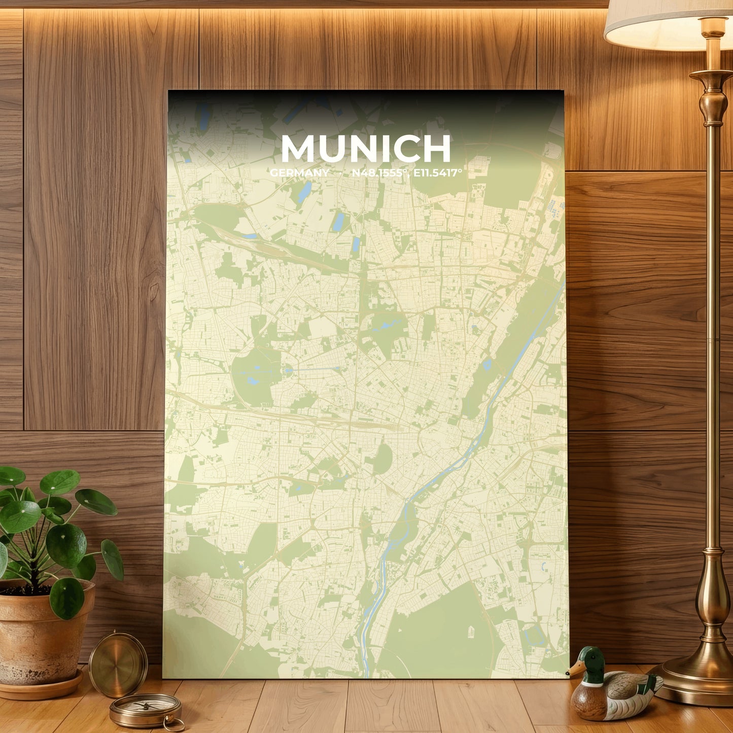 Munich Drift Map Poster
