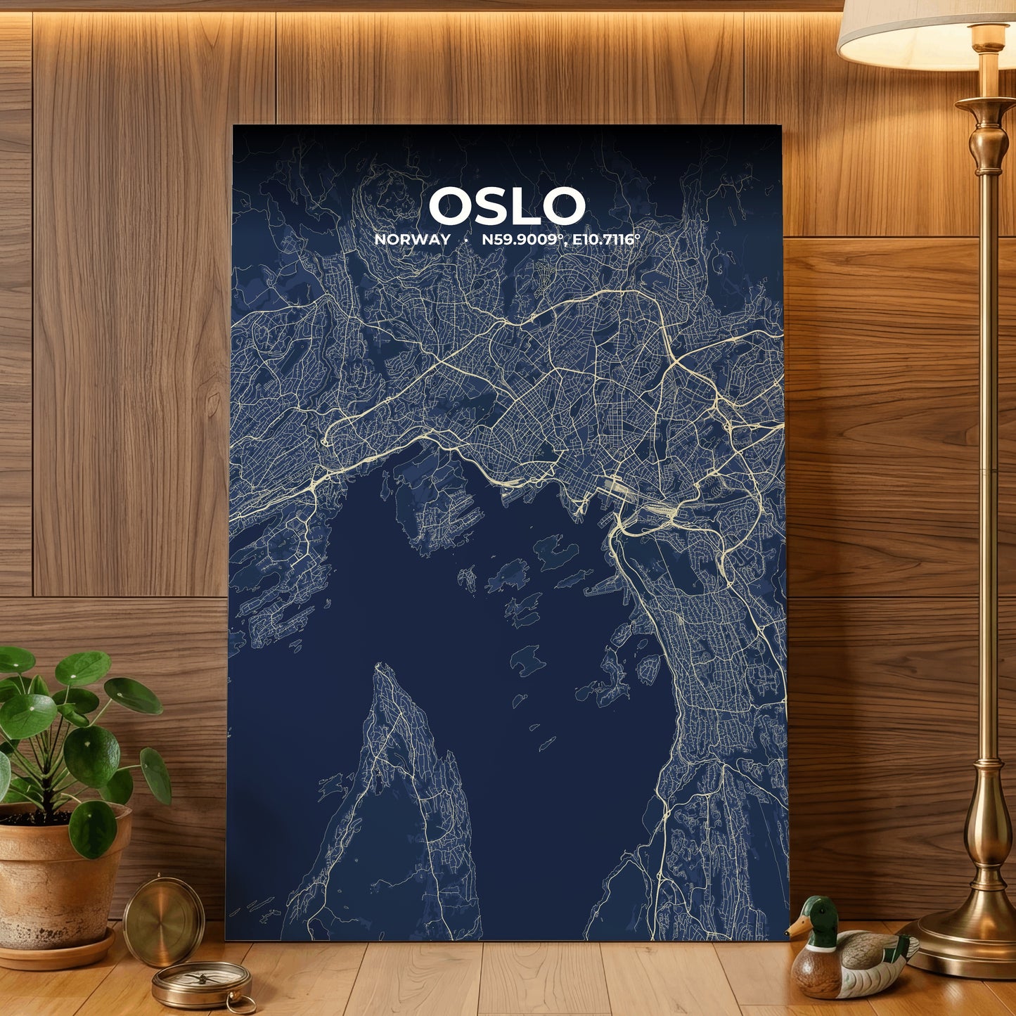Oslo Anchor Map Poster
