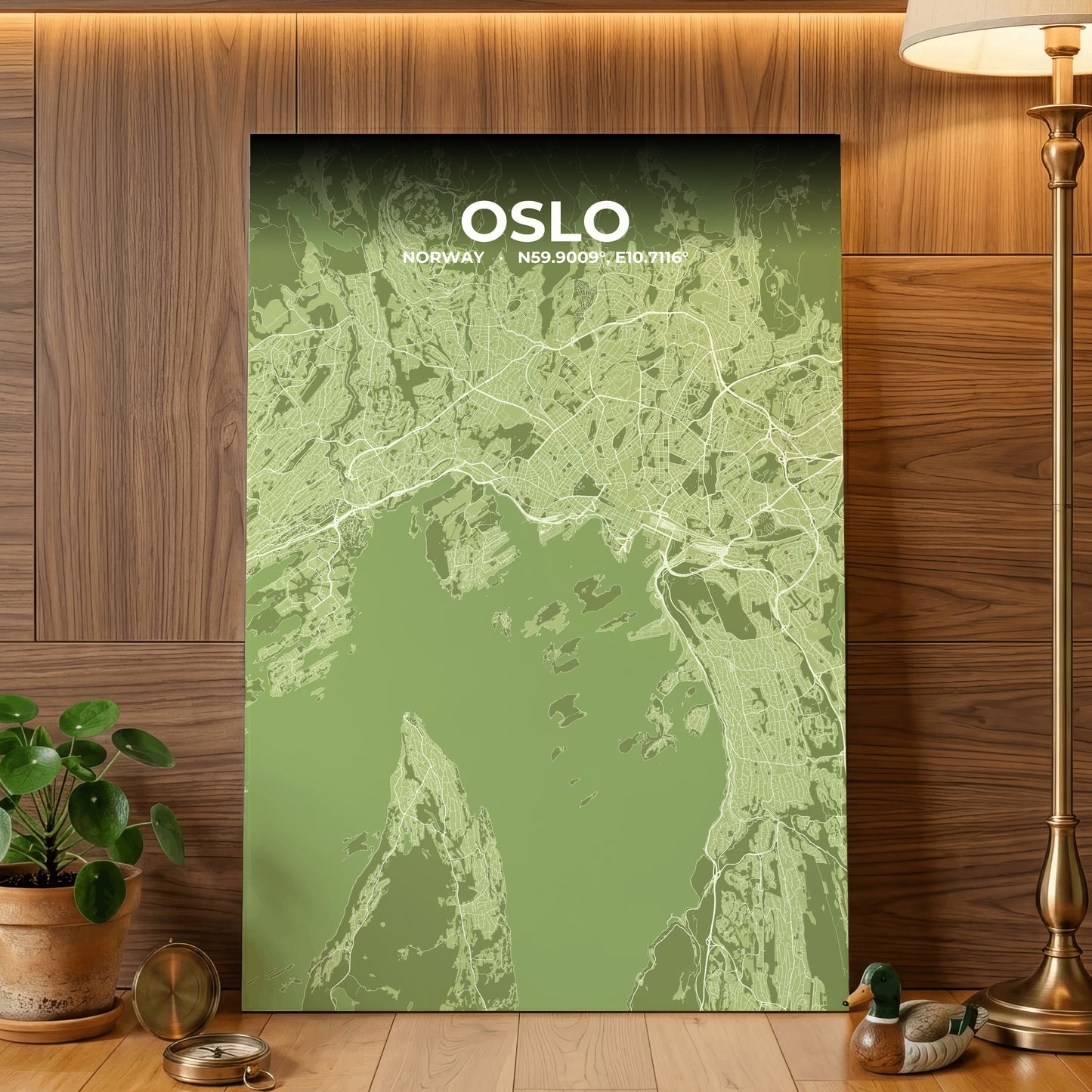 Oslo Grove Map Poster