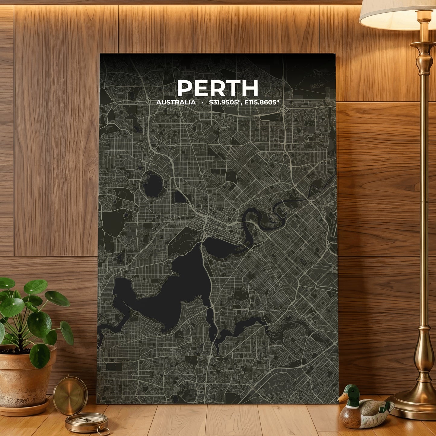 Perth Sable Map Poster
