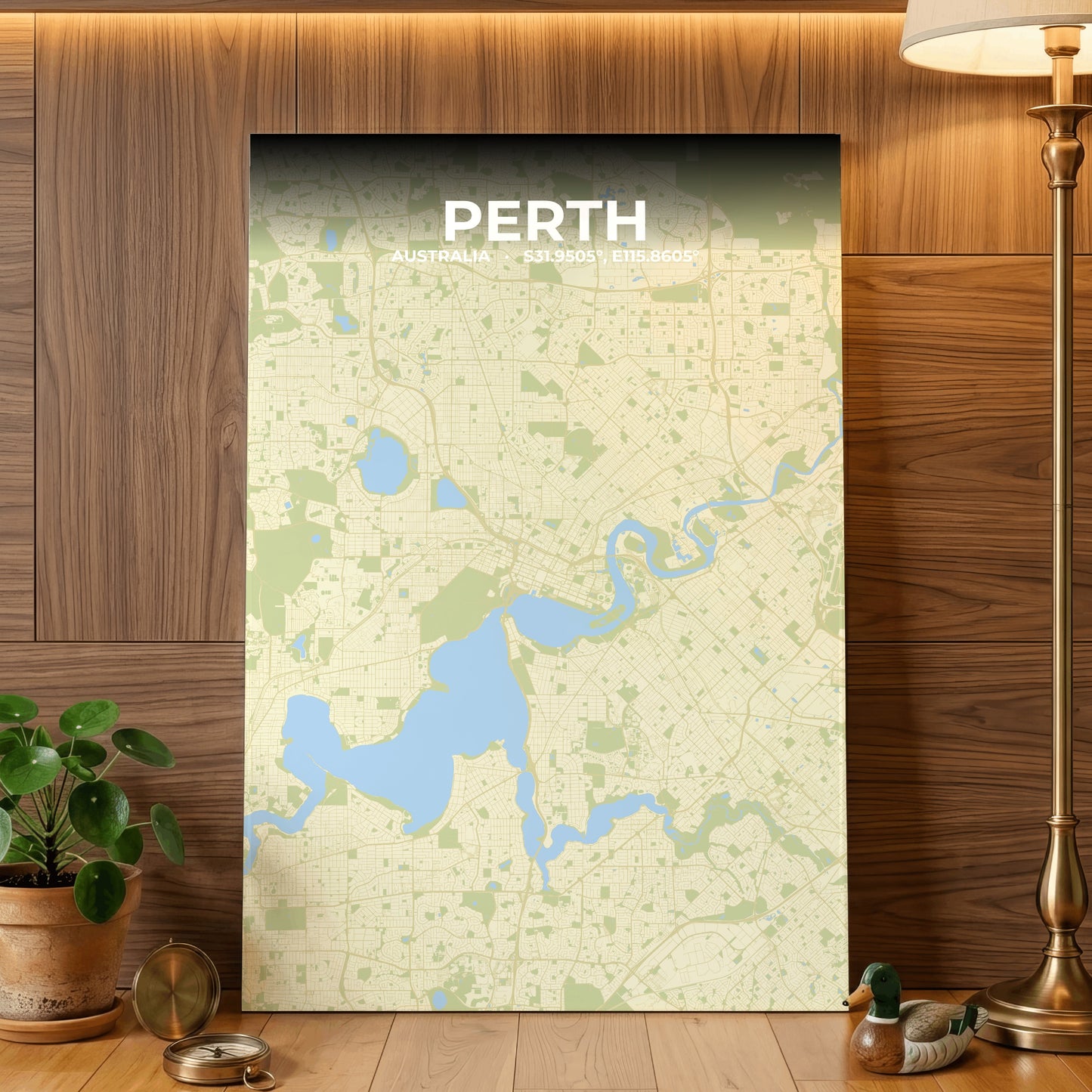 Perth Drift Map Poster