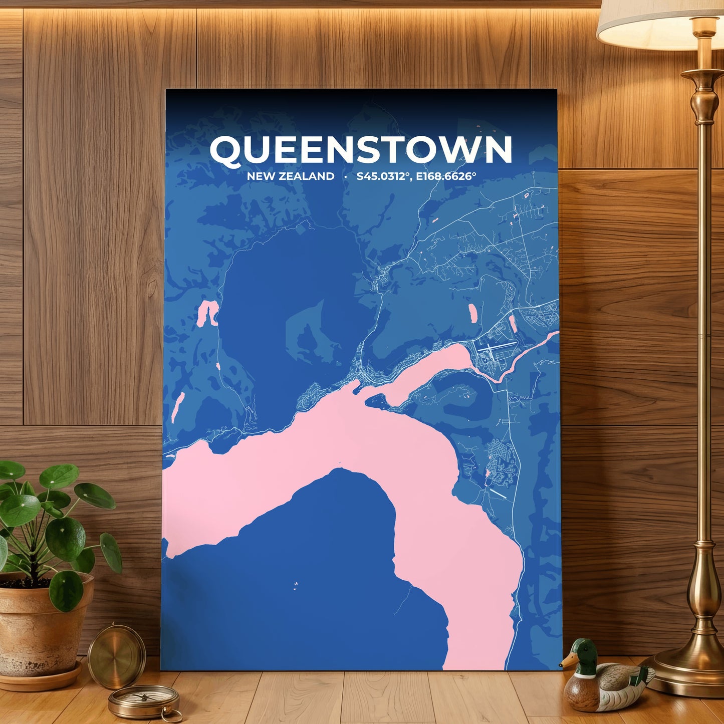 Queenstown Candy Map Poster