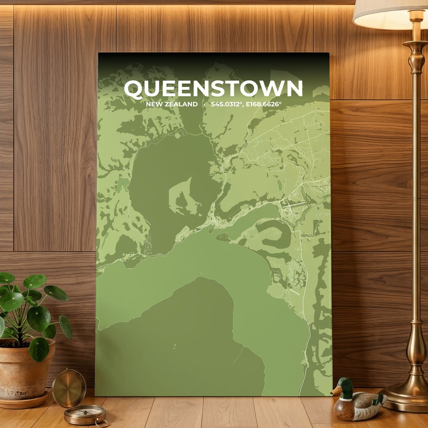 Queenstown Grove Map Poster