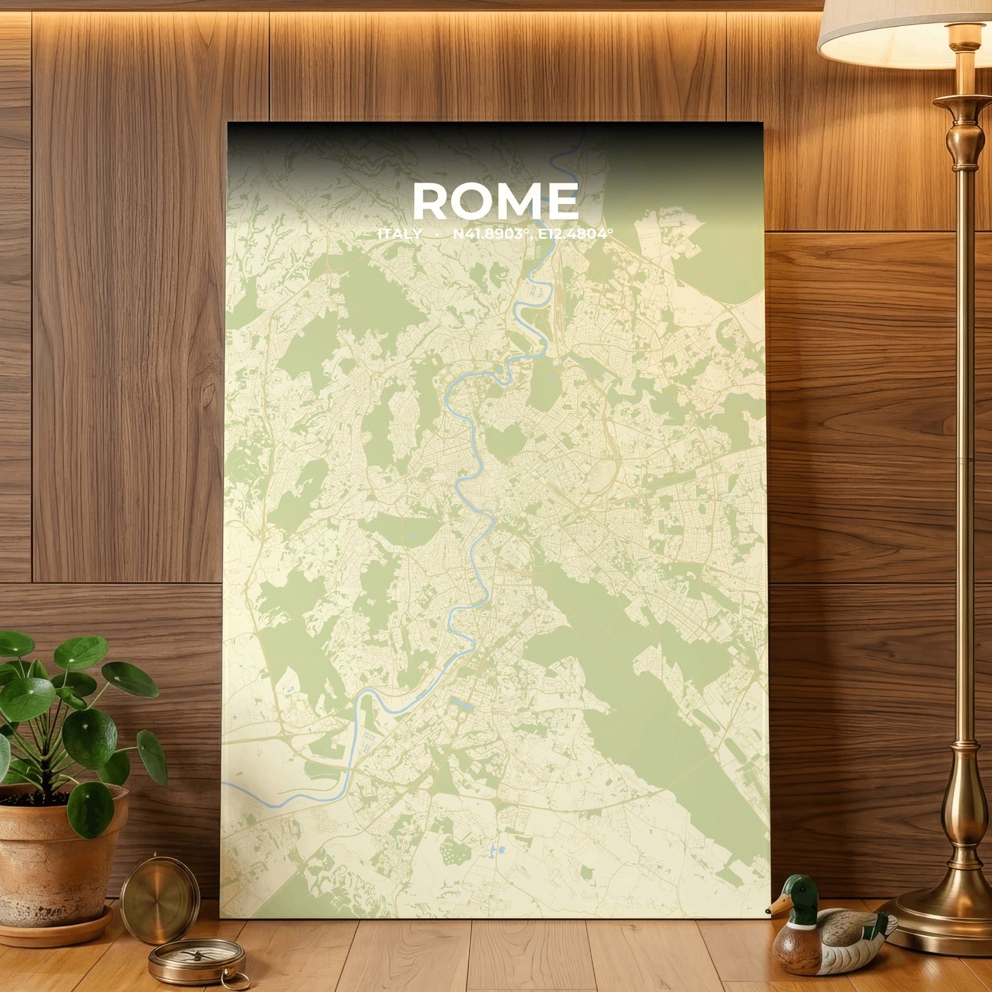 Rome Drift Map Poster