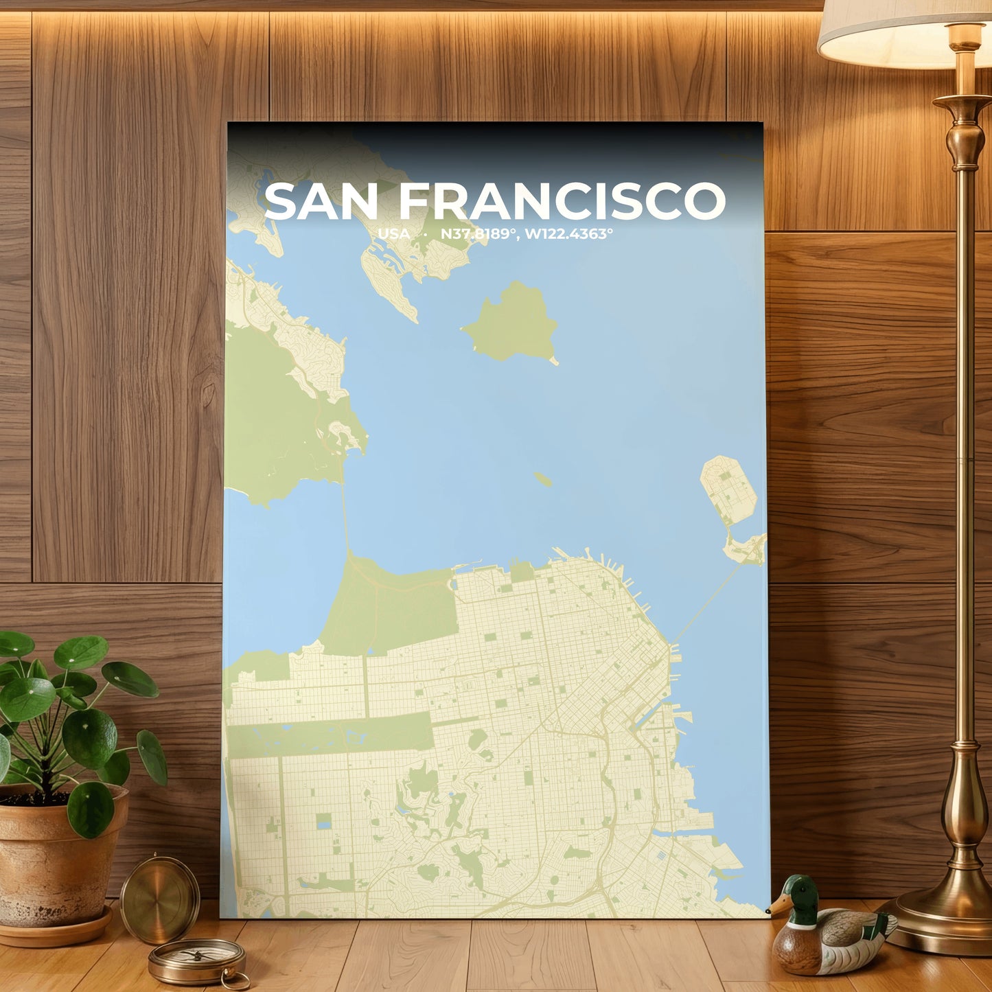 San Francisco Drift Map Poster